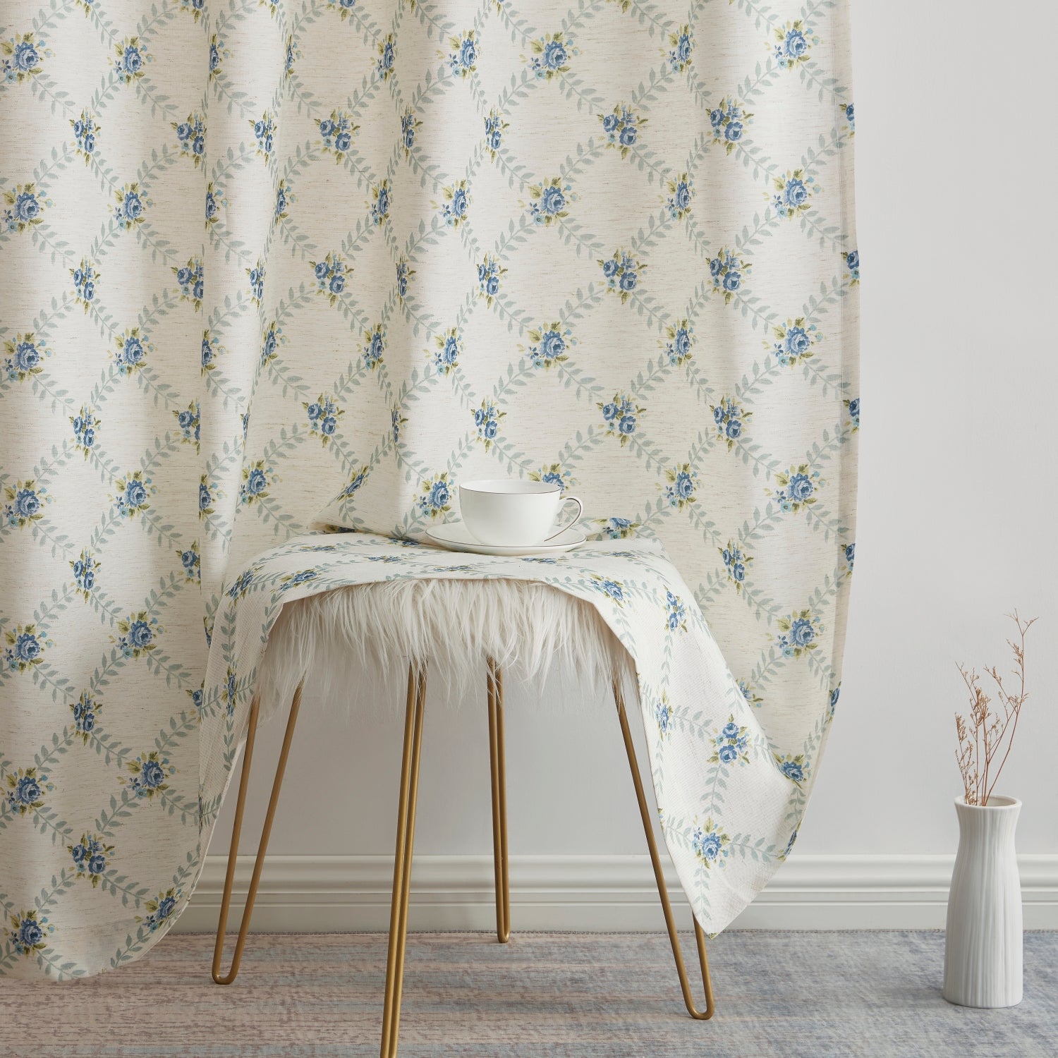 Morgan Floral Grommet Curtains