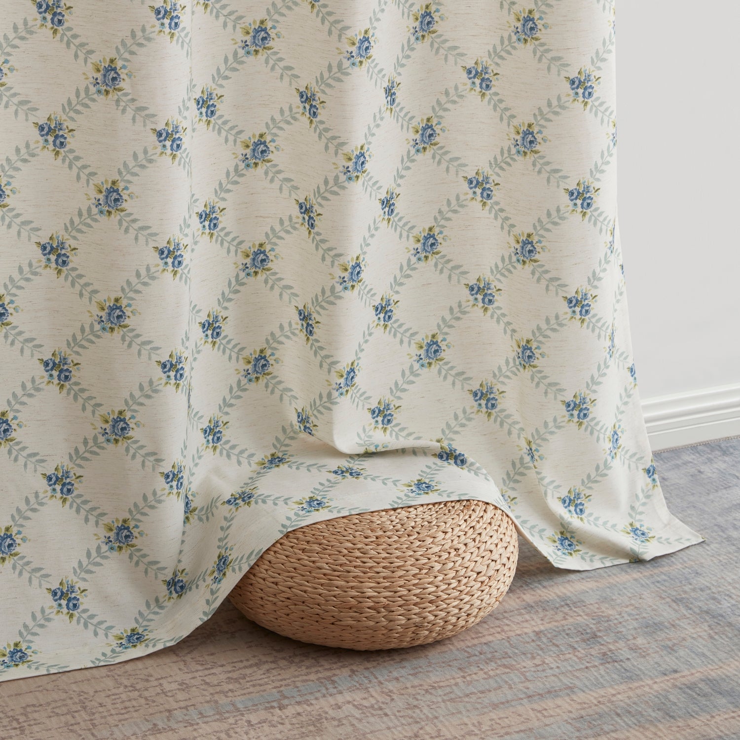 Morgan Floral Grommet Curtains