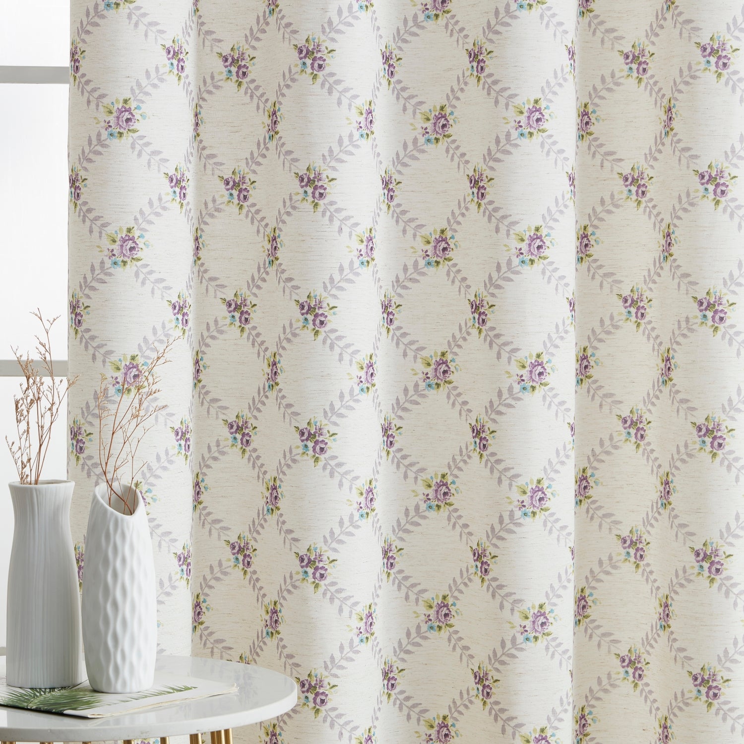 Morgan Floral Grommet Curtains
