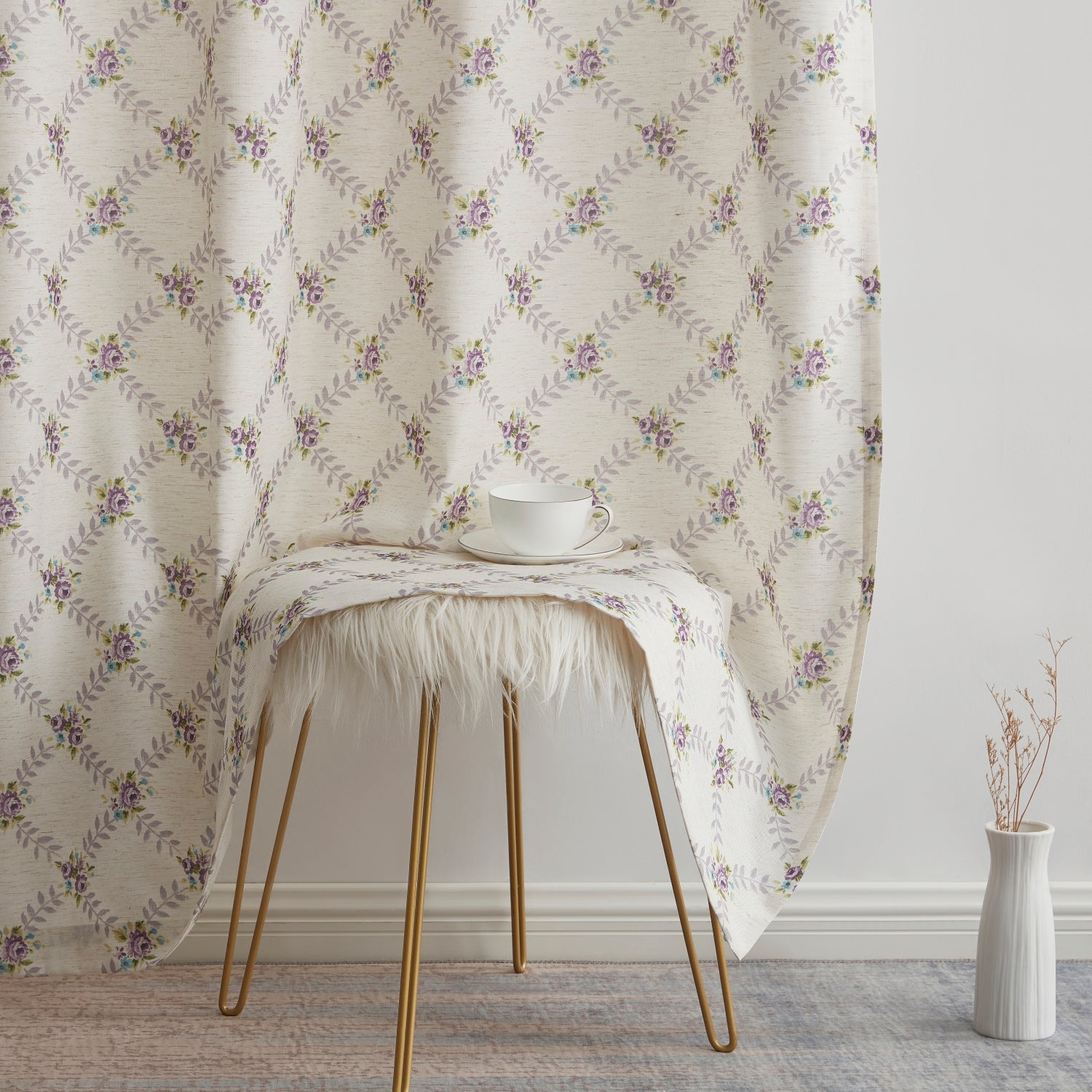 Morgan Floral Grommet Curtains