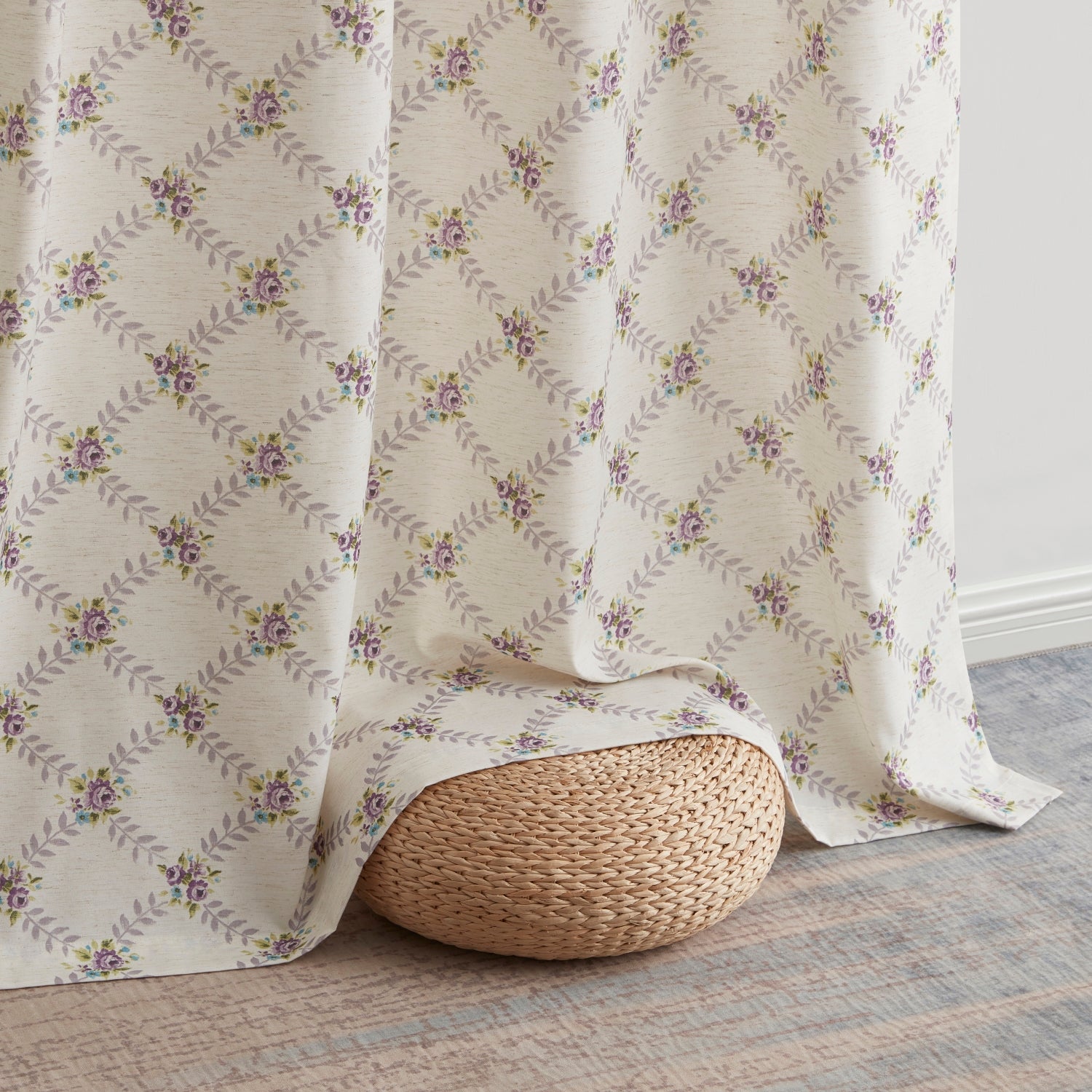 Morgan Floral Grommet Curtains