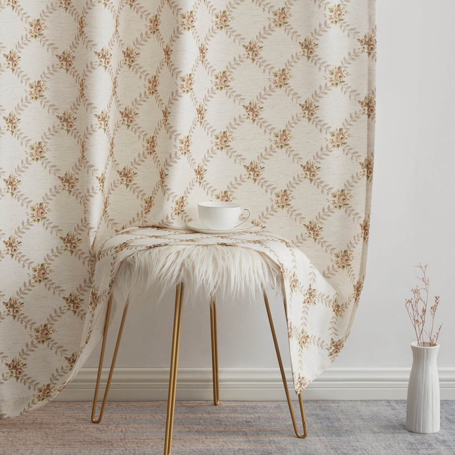 Morgan Floral Grommet Curtains