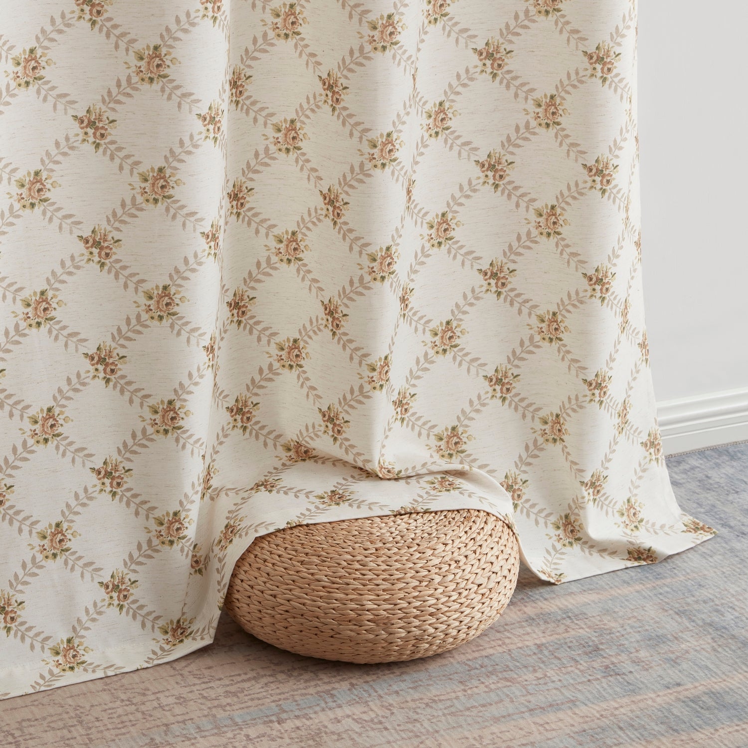 Morgan Floral Grommet Curtains
