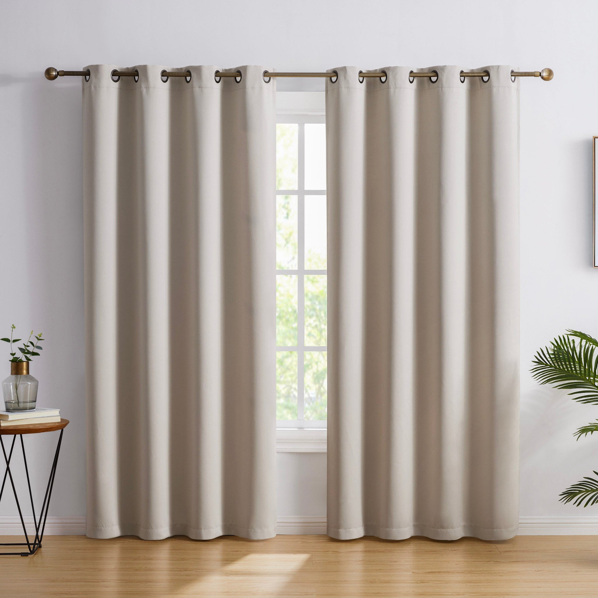 Oxford Room Darkening Grommet Curtain Panels