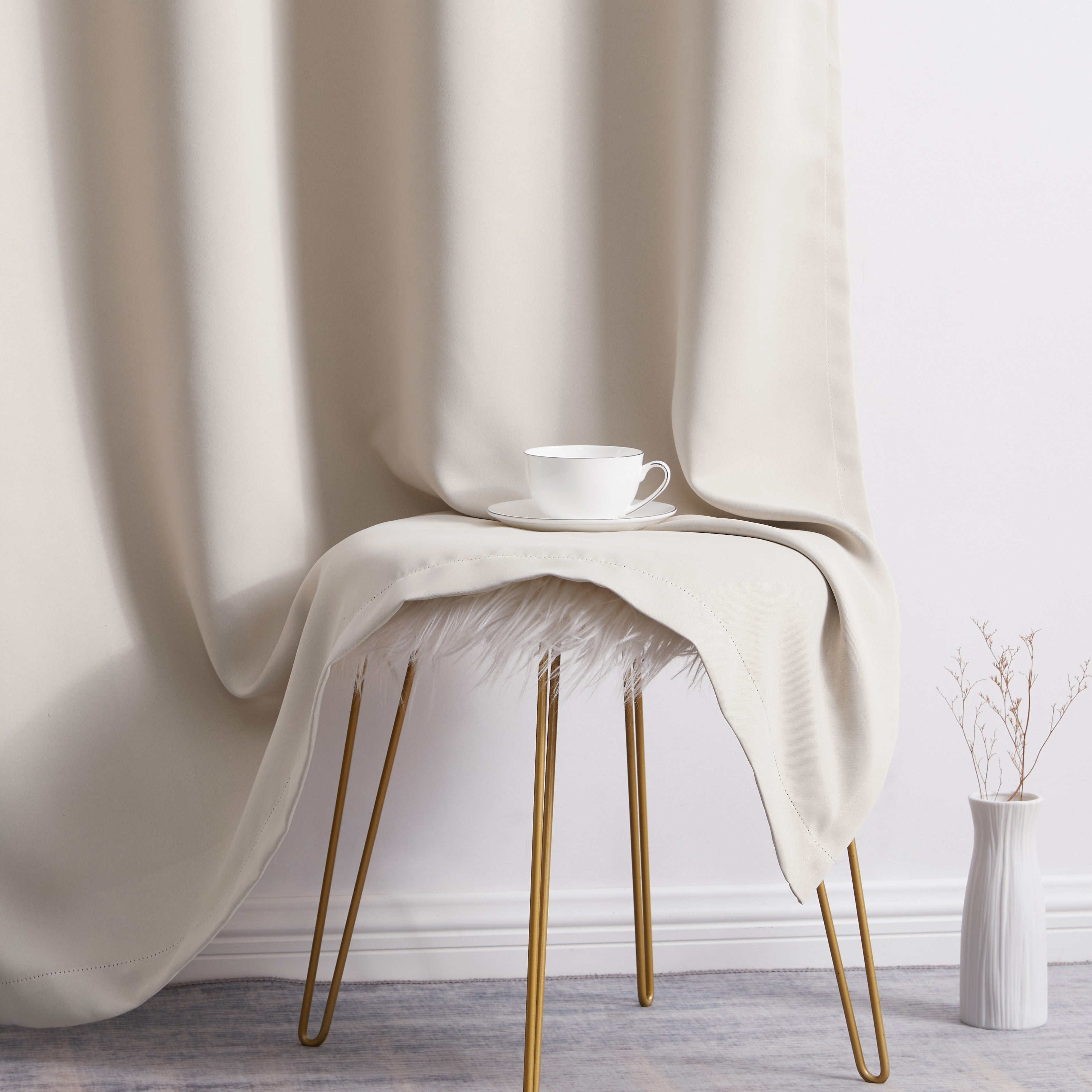 Oxford Room Darkening Grommet Curtain Panels