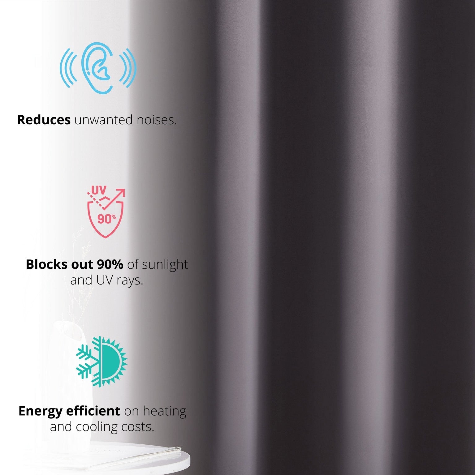 Oxford Room Darkening Grommet Curtain Panels