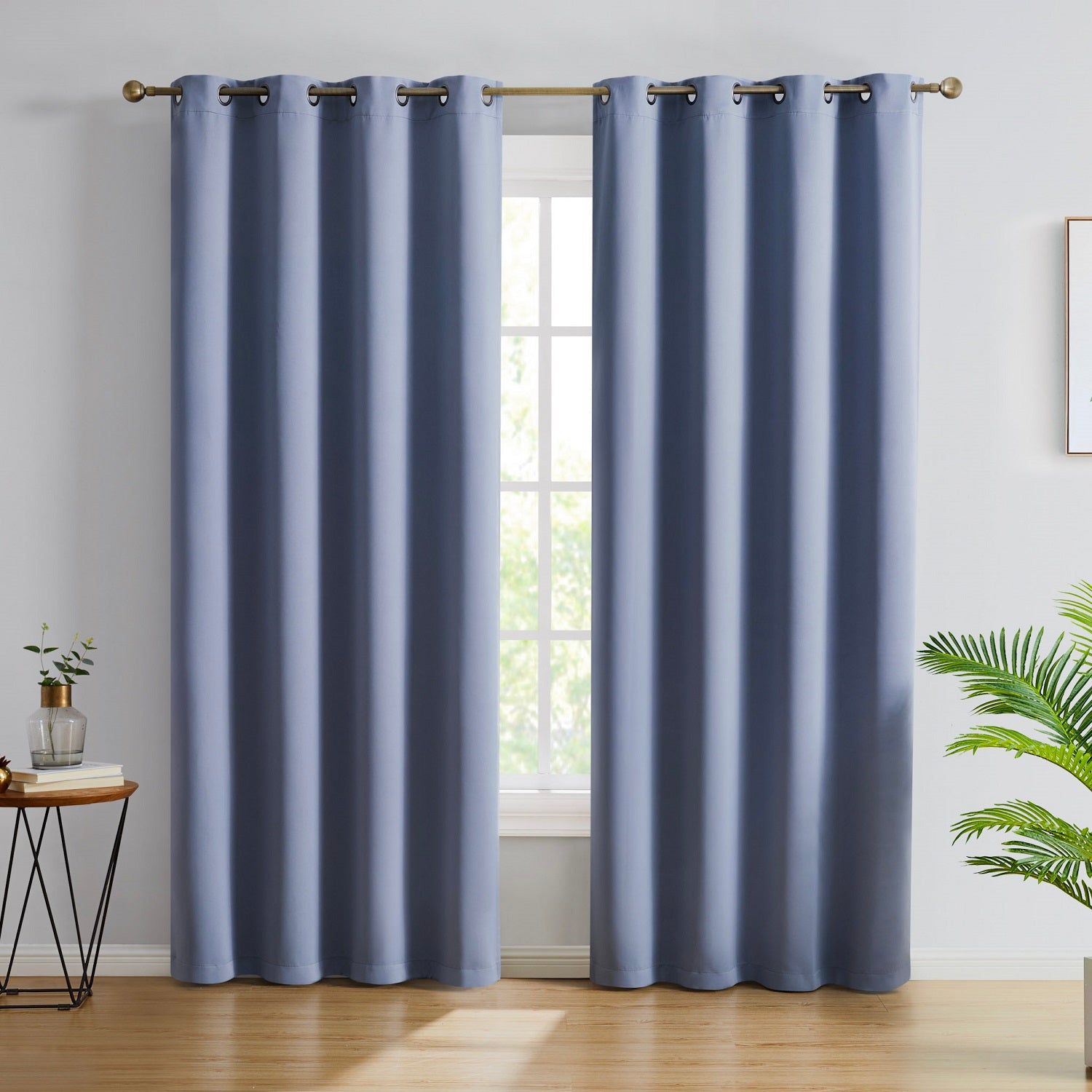 Oxford Room Darkening Grommet Curtain Panels