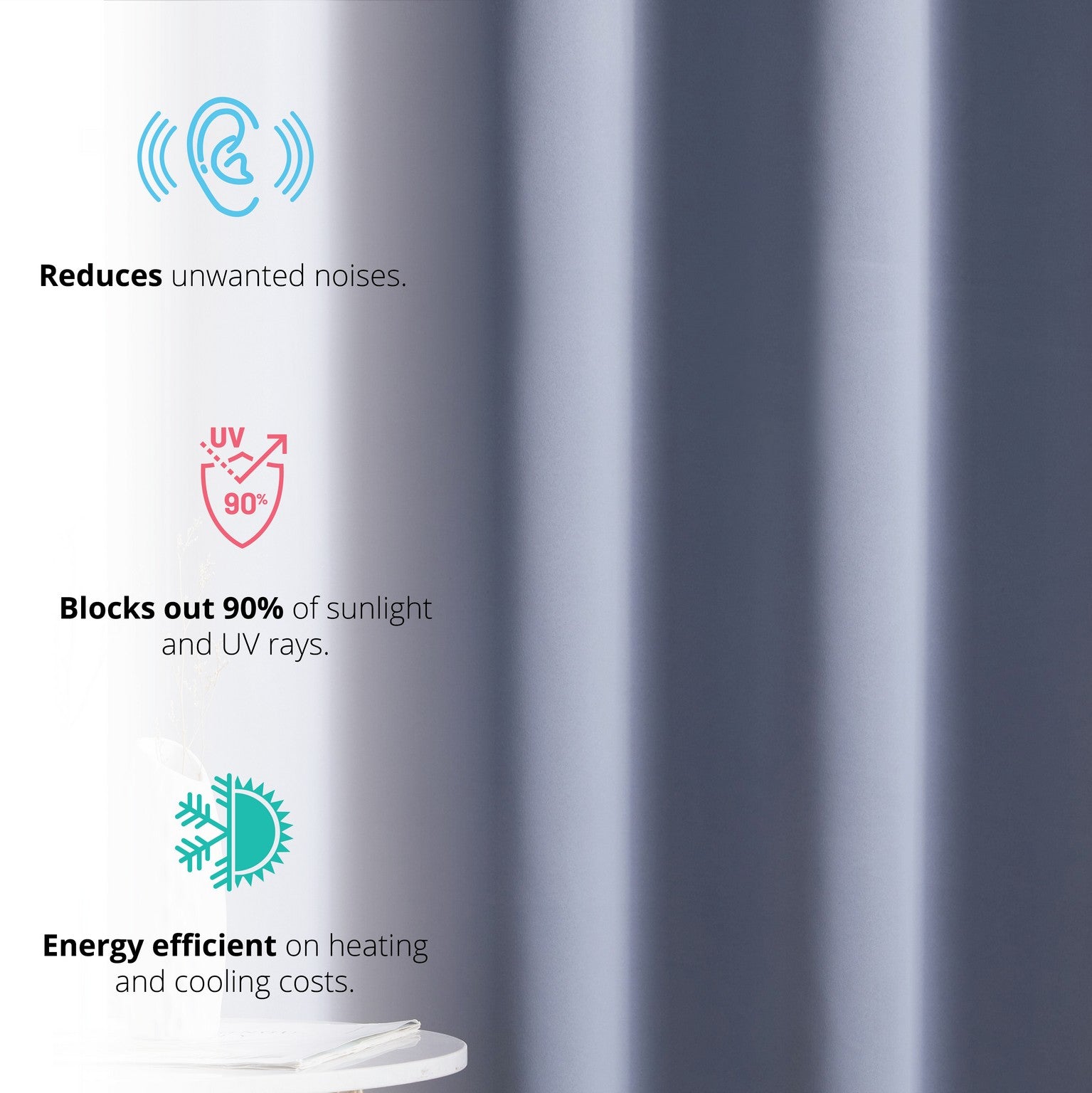 Oxford Room Darkening Grommet Curtain Panels