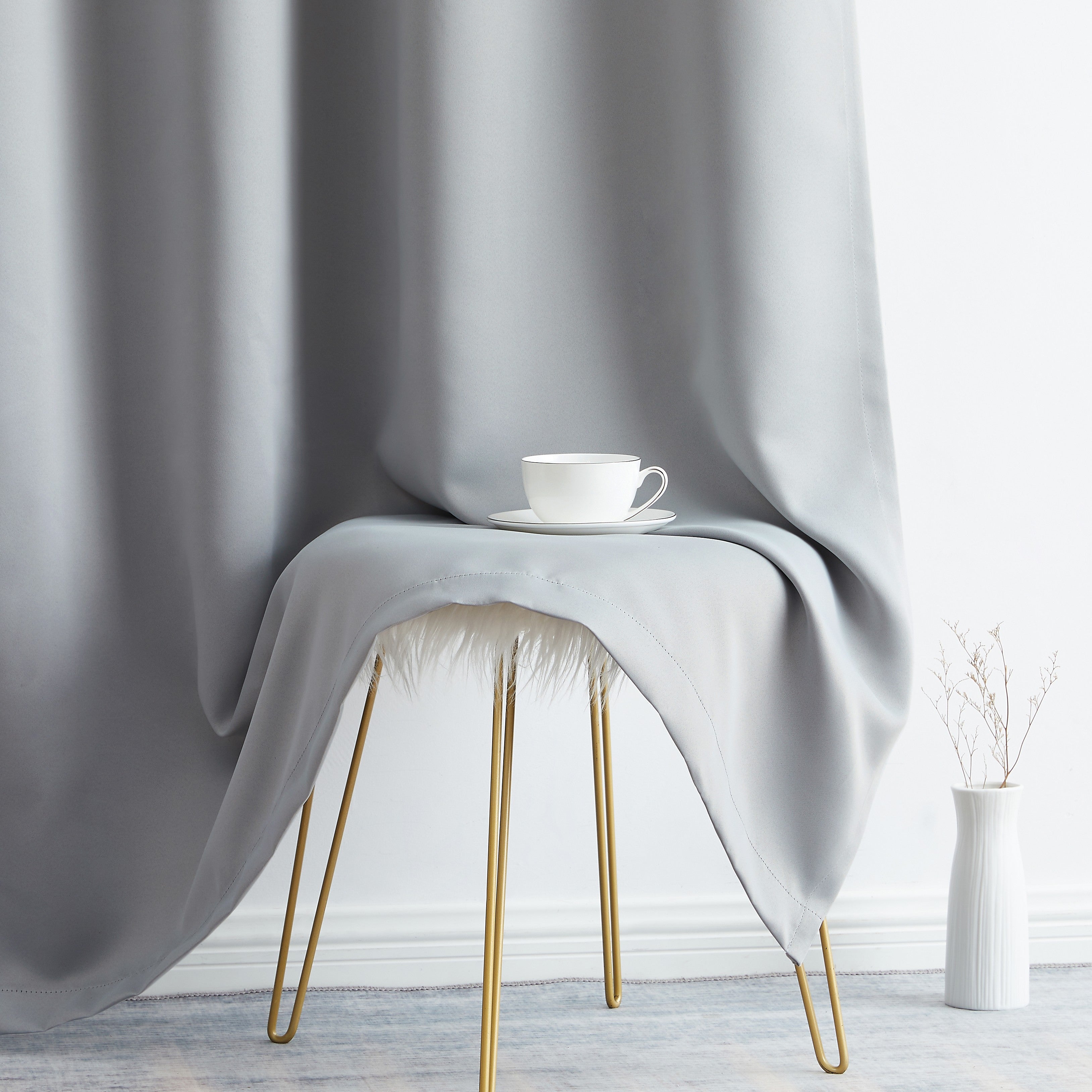 Oxford Room Darkening Grommet Curtain Panels