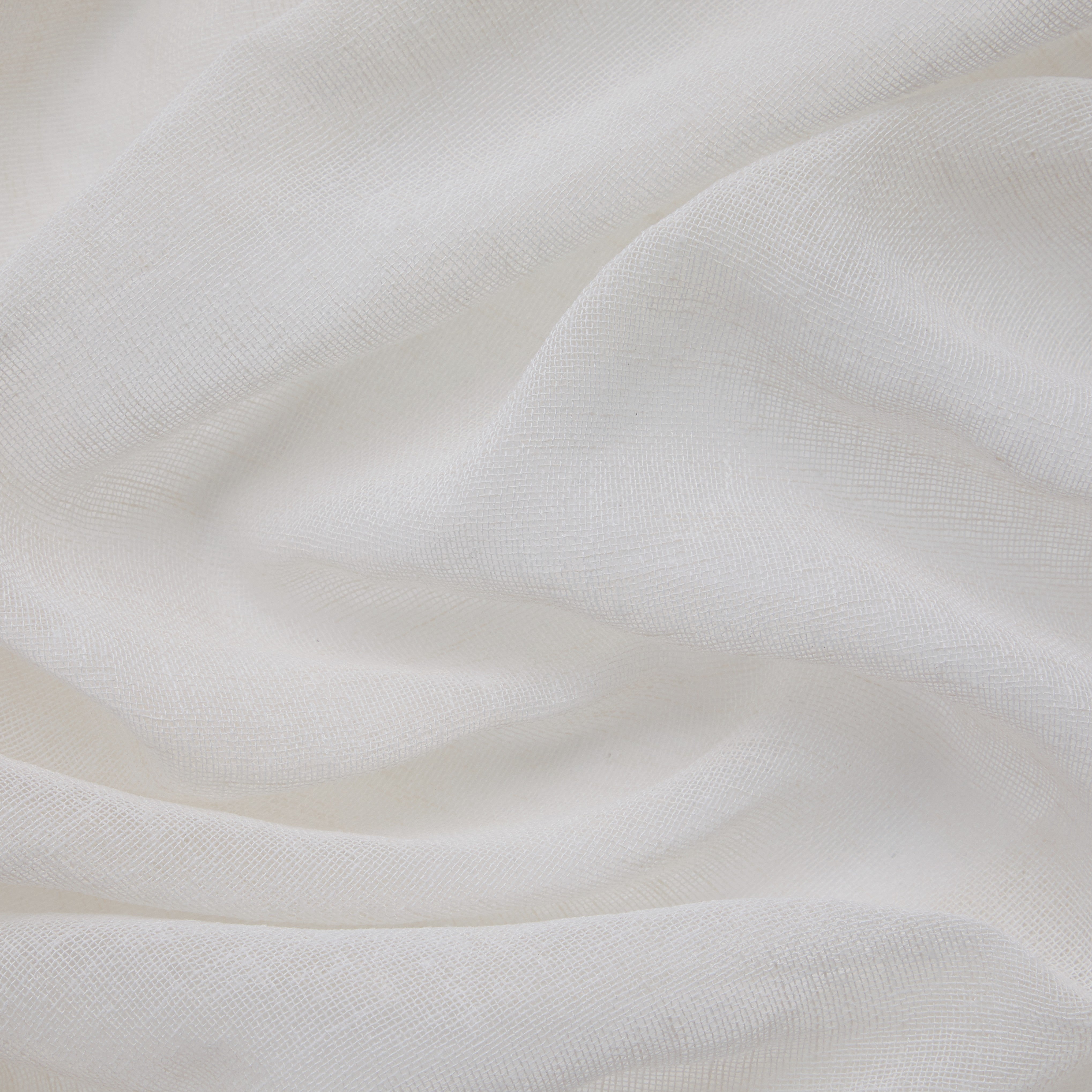 Penelope Faux Linen Sheer Curtain Panels