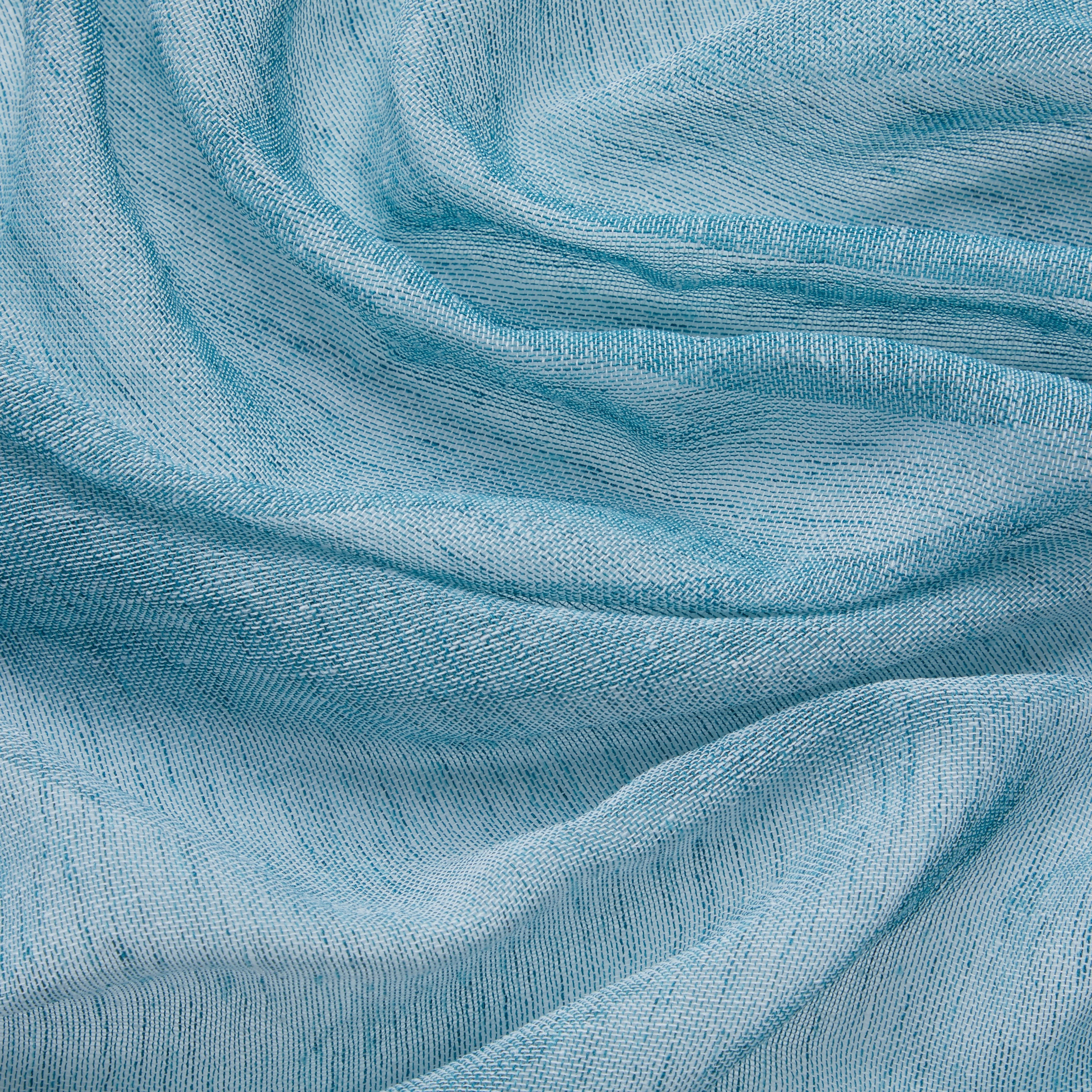 Penelope Faux Linen Sheer Curtain Panels