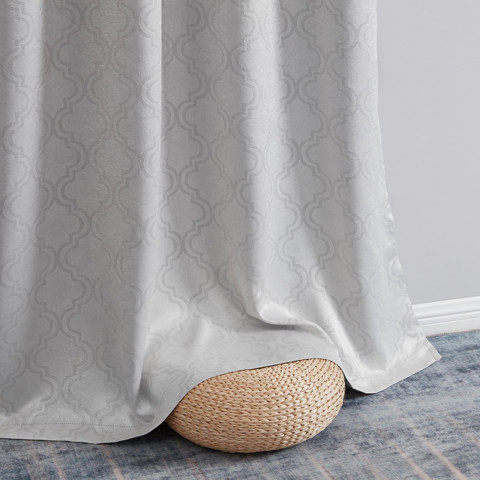 Redmont Lattice Room Darkening Grommet Curtain Panels