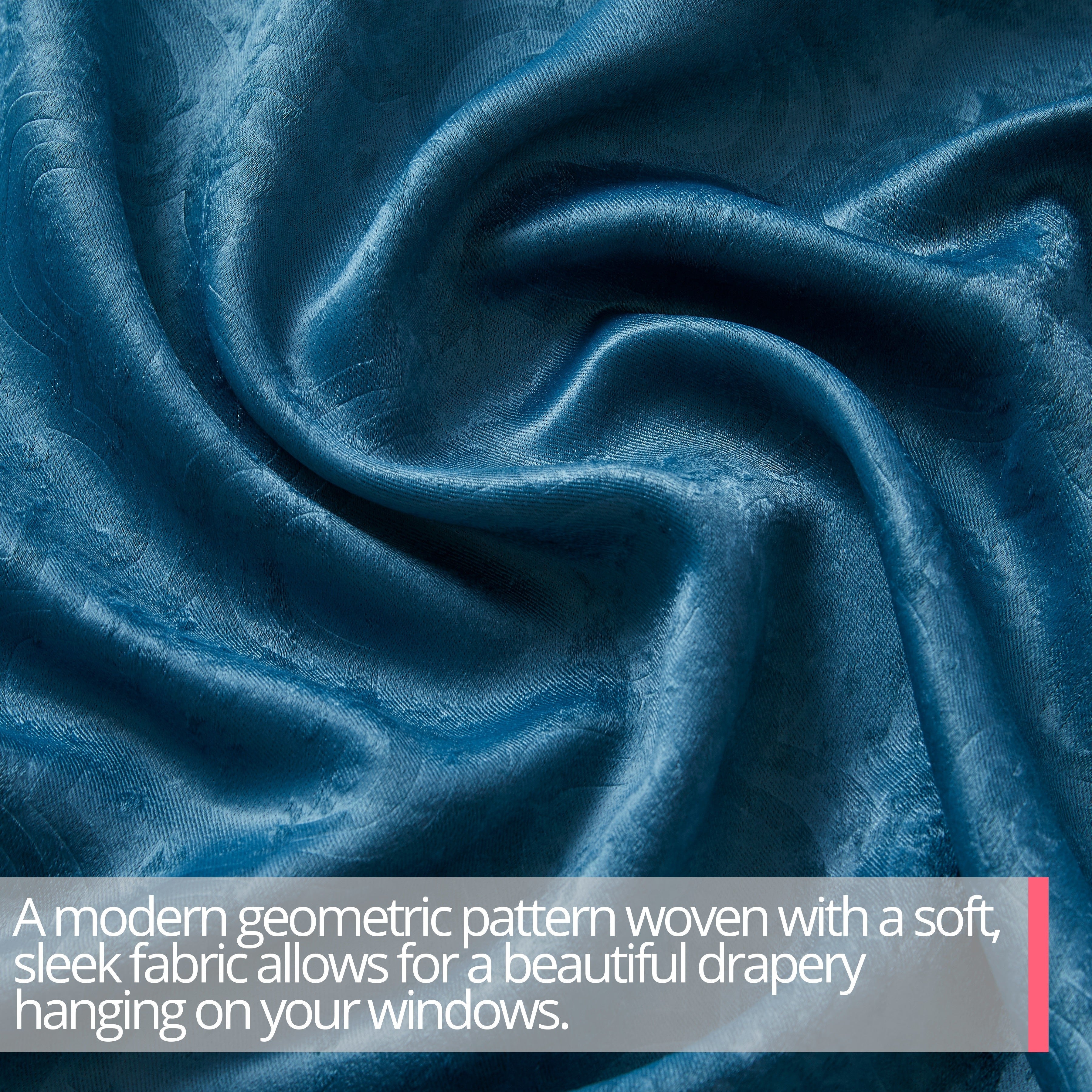 Redmont Lattice Room Darkening Grommet Curtain Panels