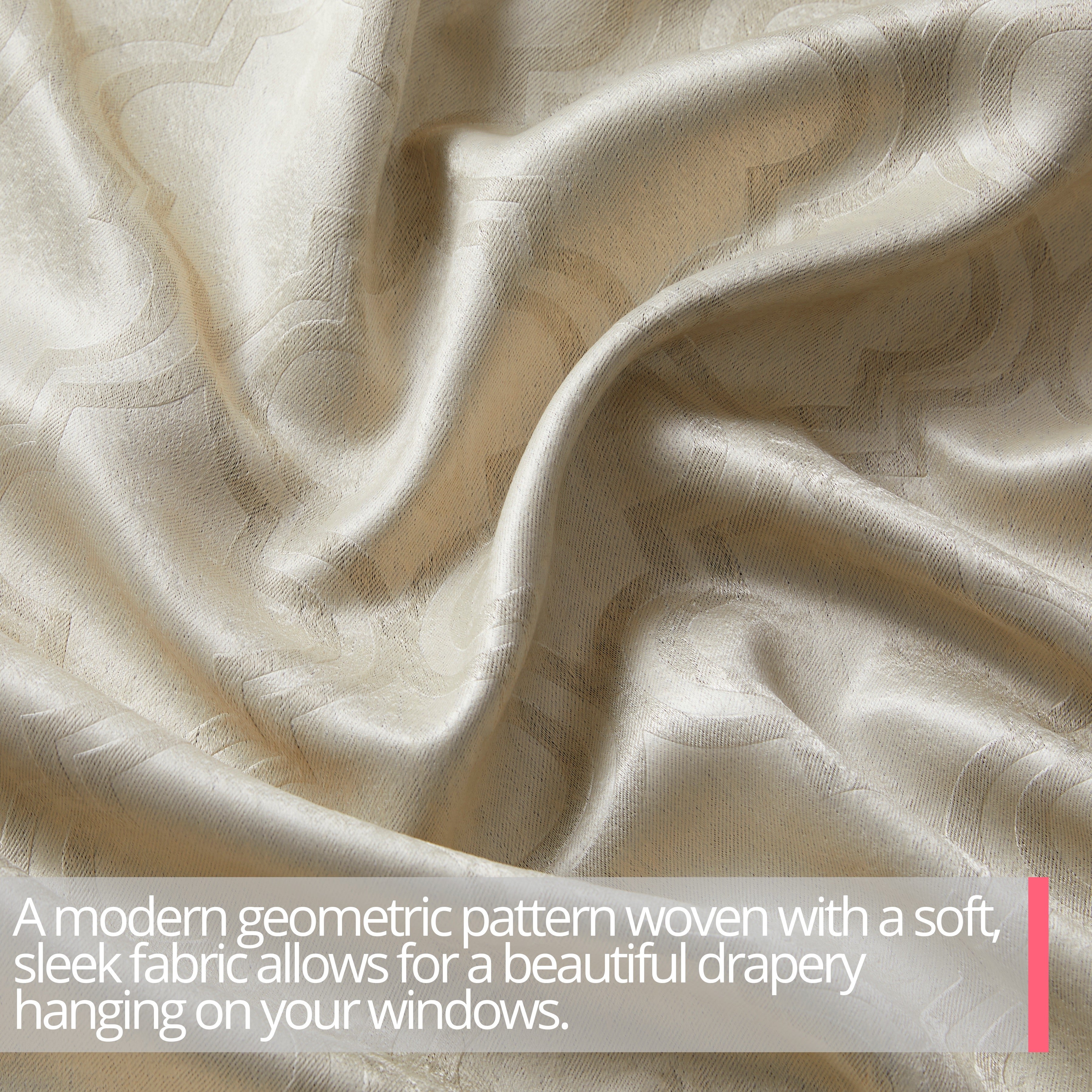 Redmont Lattice Room Darkening Grommet Curtain Panels