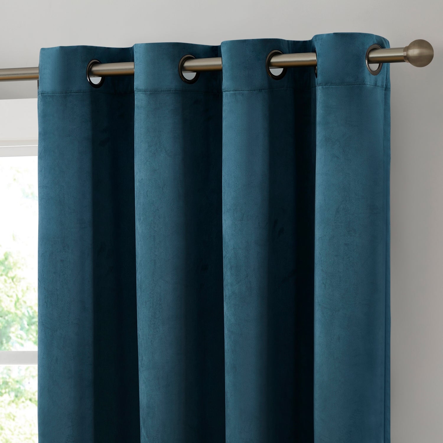 Sawyer Velvet Grommet Curtain Panels