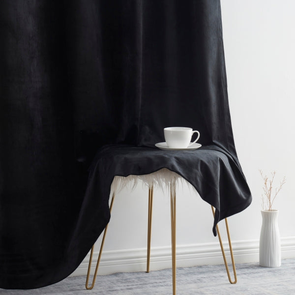 Sawyer Velvet Grommet Curtain Panels