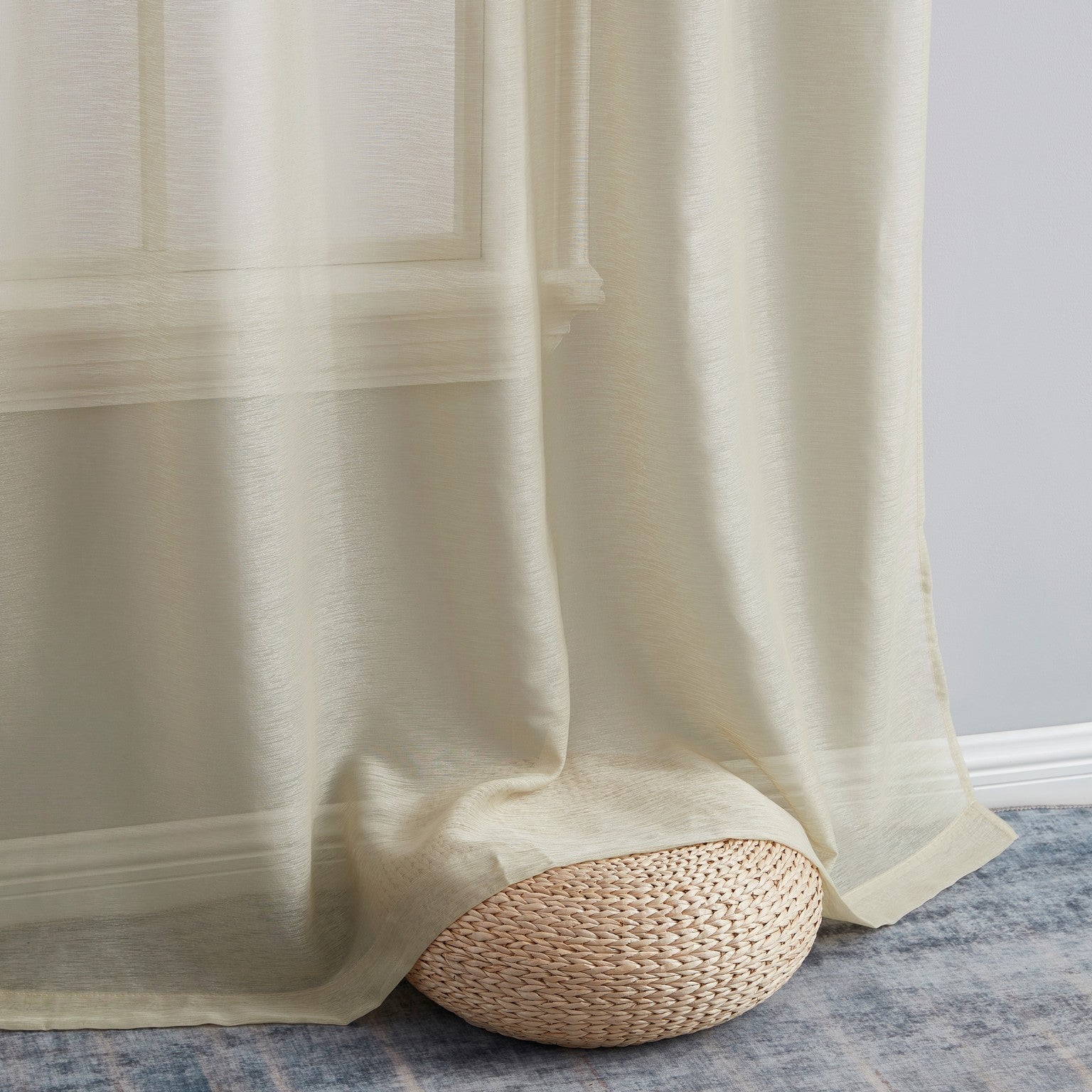 Addison Semi-Sheer Tab Top Curtain Panels