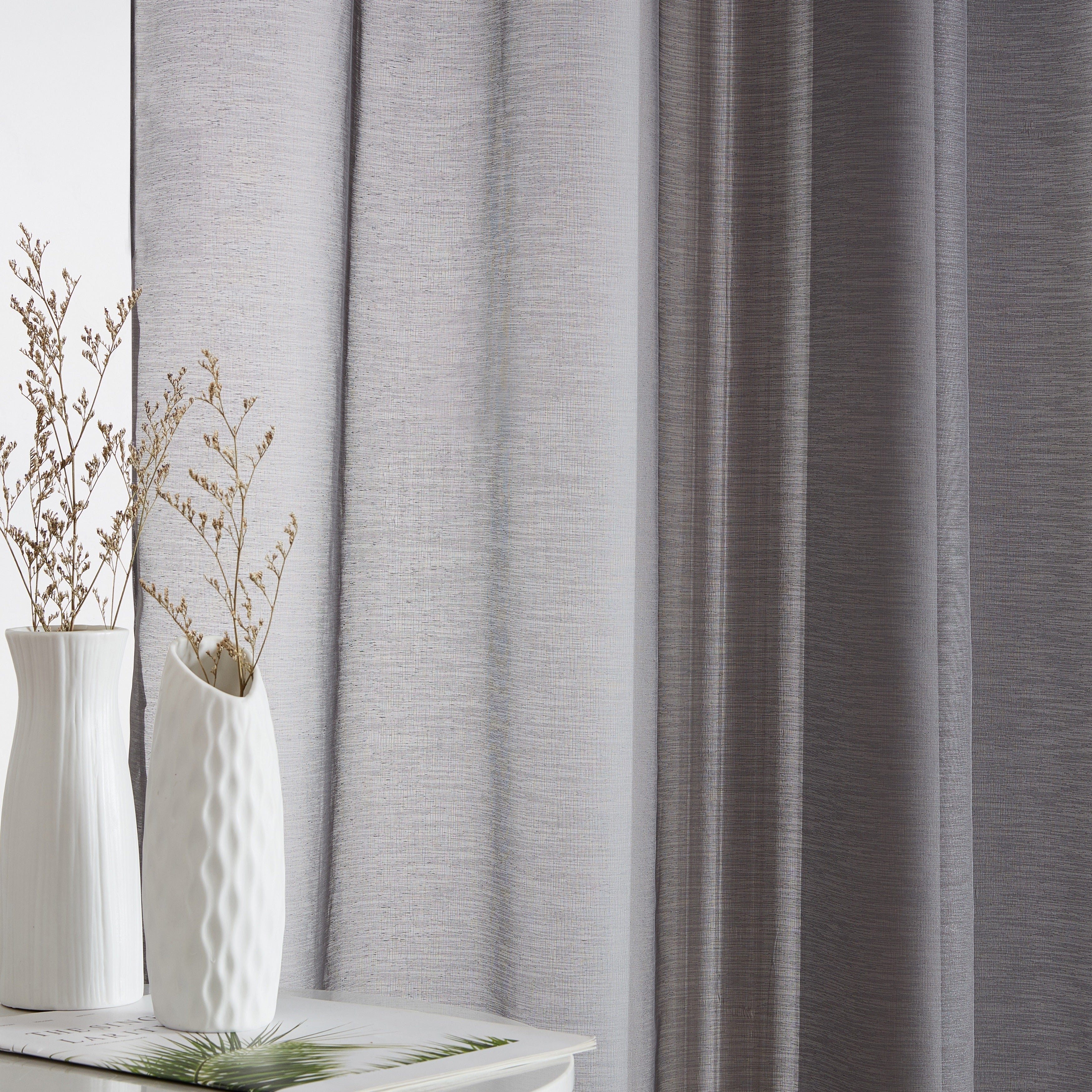Addison Semi-Sheer Tab Top Curtain Panels