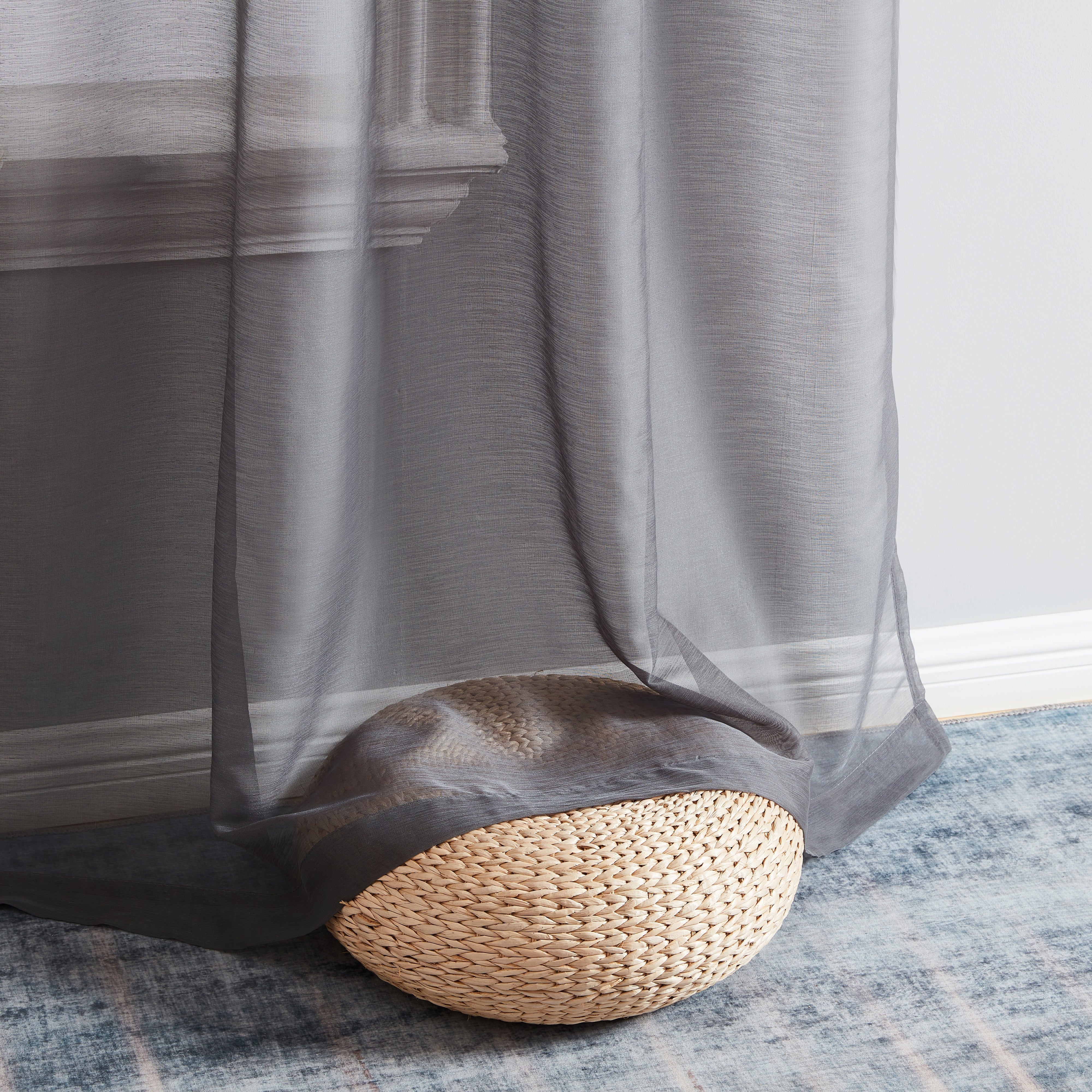 Addison Semi-Sheer Tab Top Curtain Panels