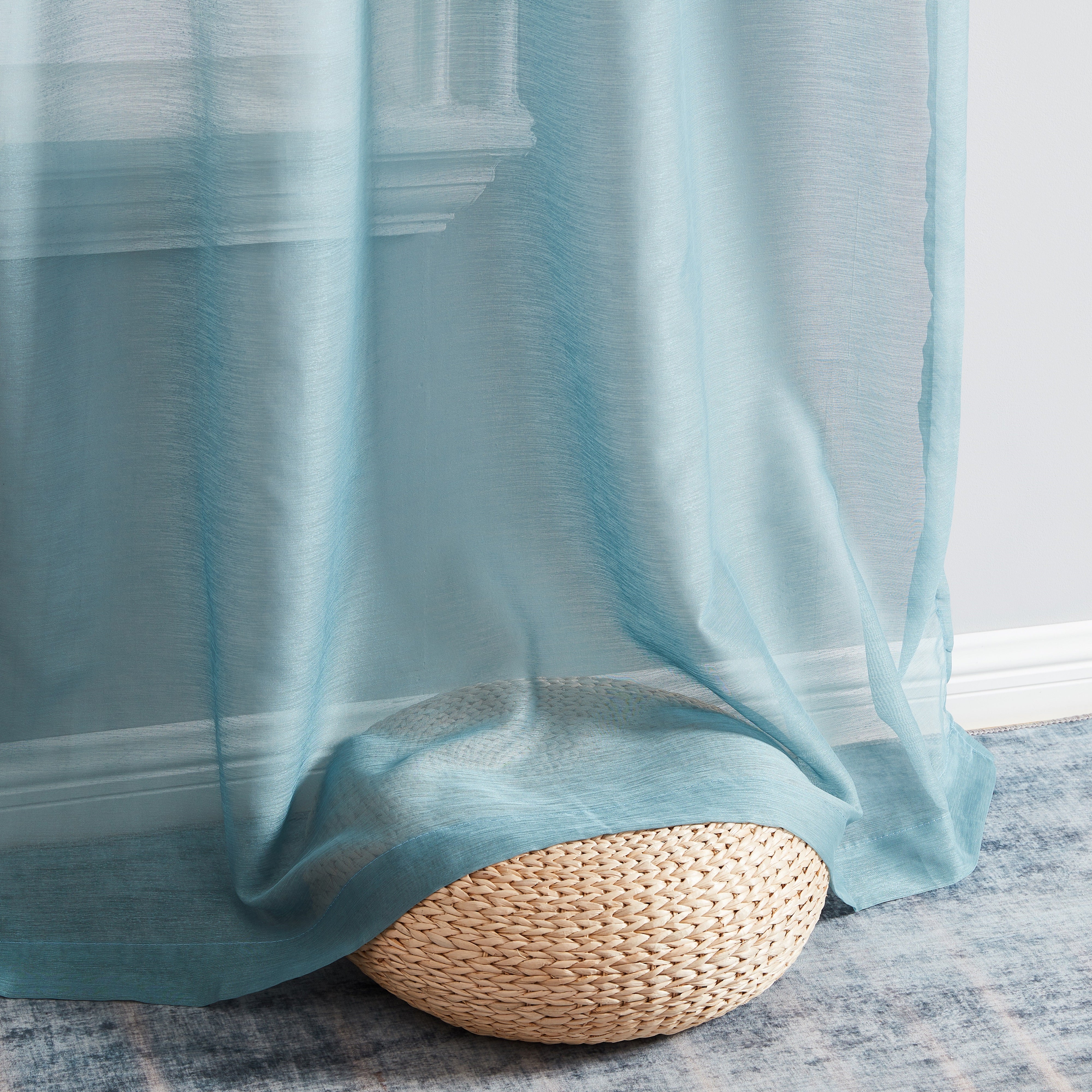 Addison Semi-Sheer Tab Top Curtain Panels