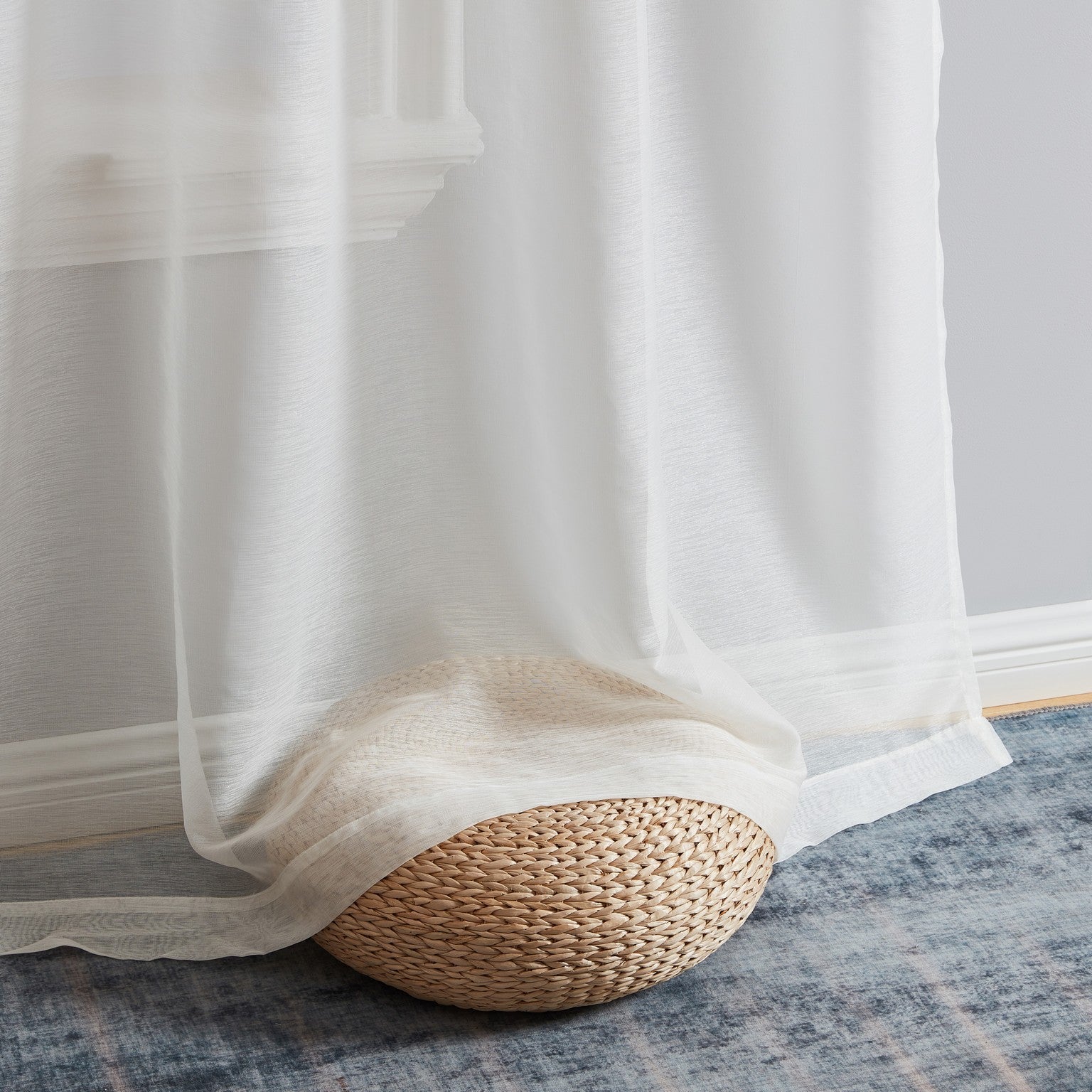 Addison Semi-Sheer Tab Top Curtain Panels