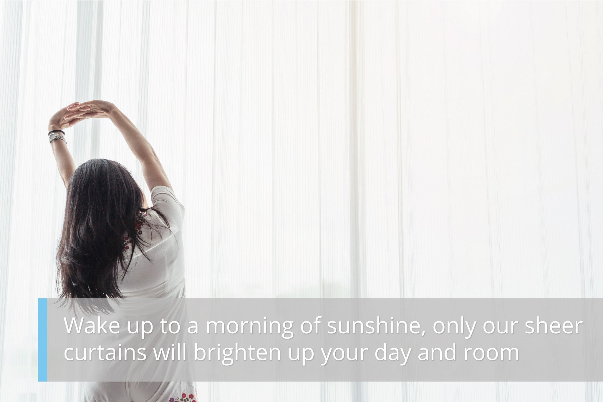 Sheer Voile Tab Top Curtain Panels