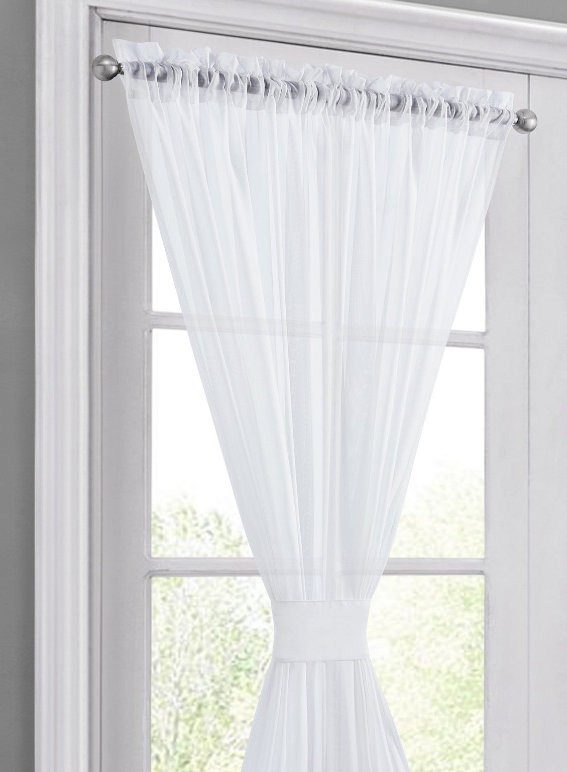 Sheer French Door Curtains