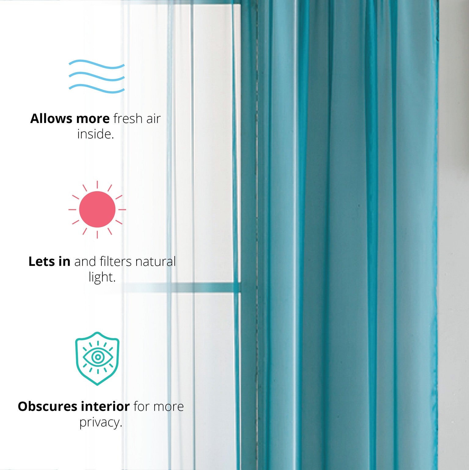 Lucento Sheer Rod Pocket Curtain Panels