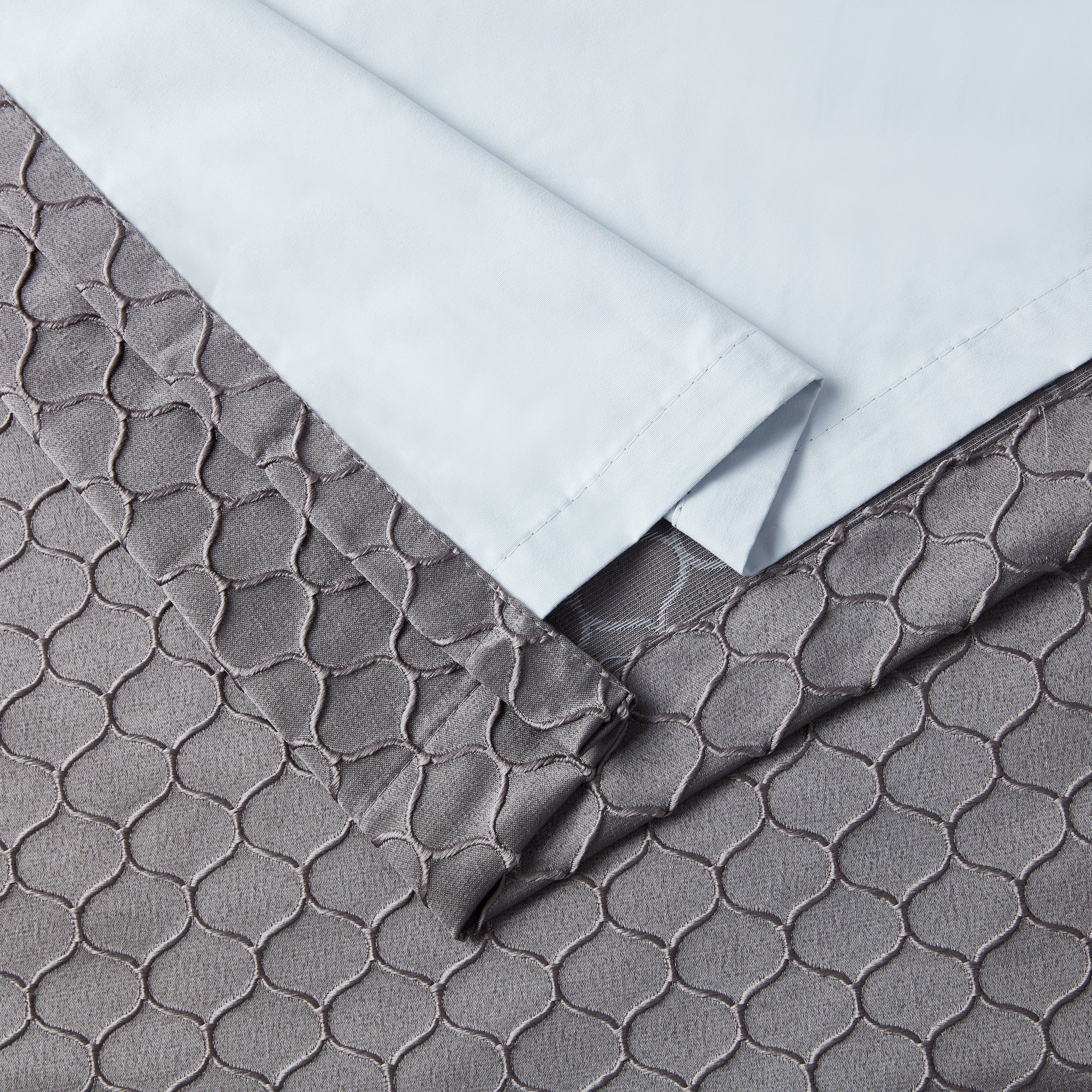 Siena Geometric 100% Blackout Grommet Curtains