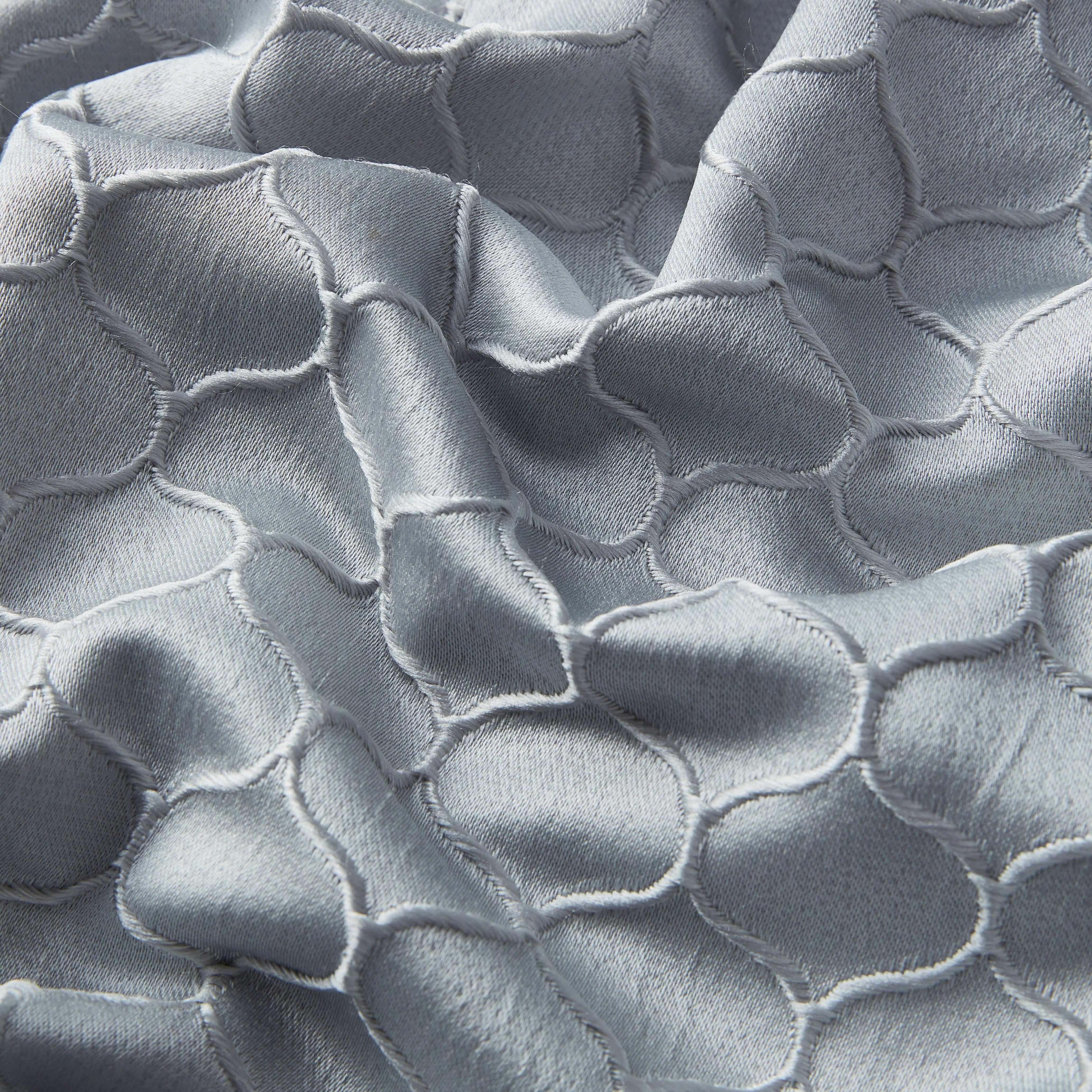 Siena Geometric 100% Blackout Grommet Curtains