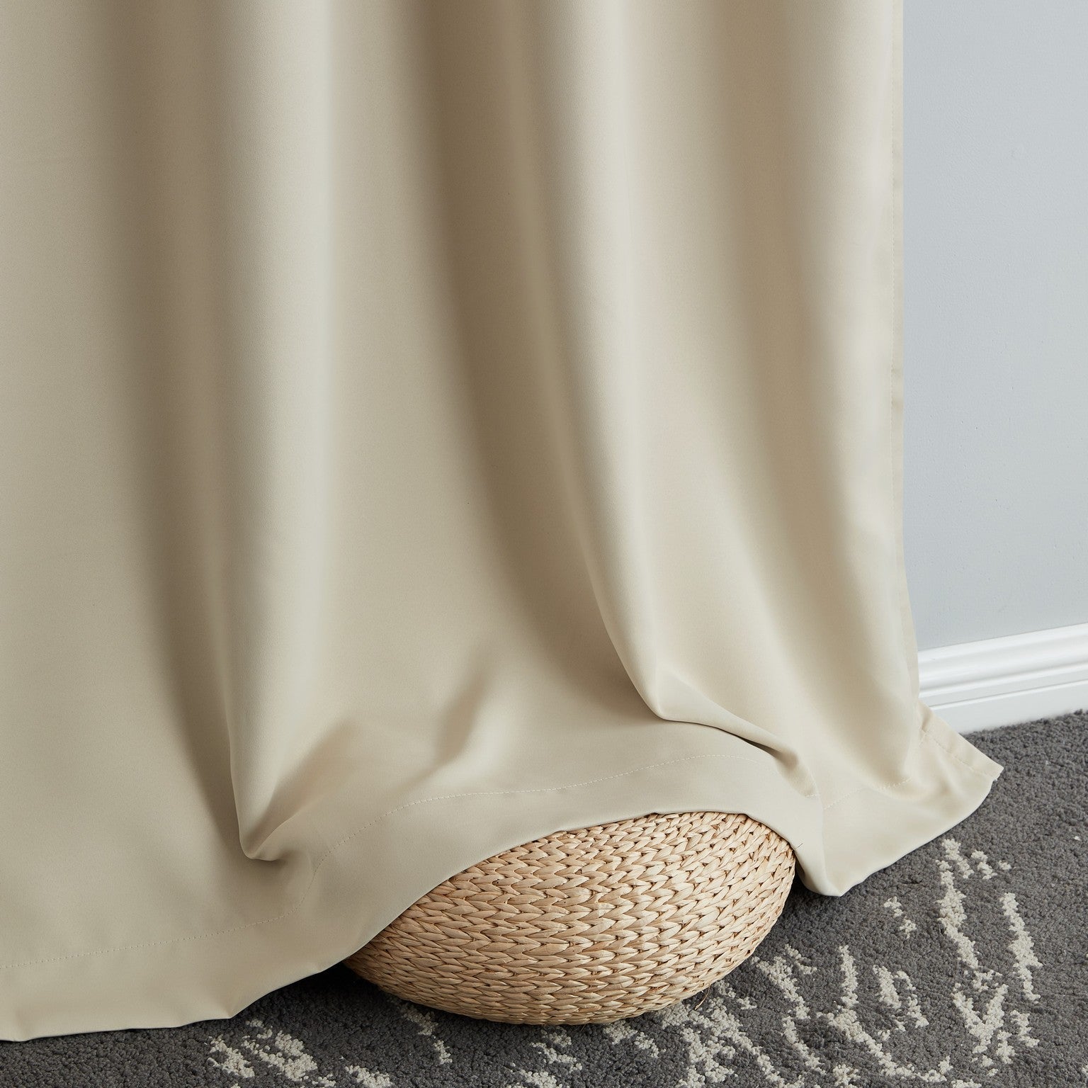 Lowes - 100% Blackout Curtains Dakota Hamilton with Insulight Membrane