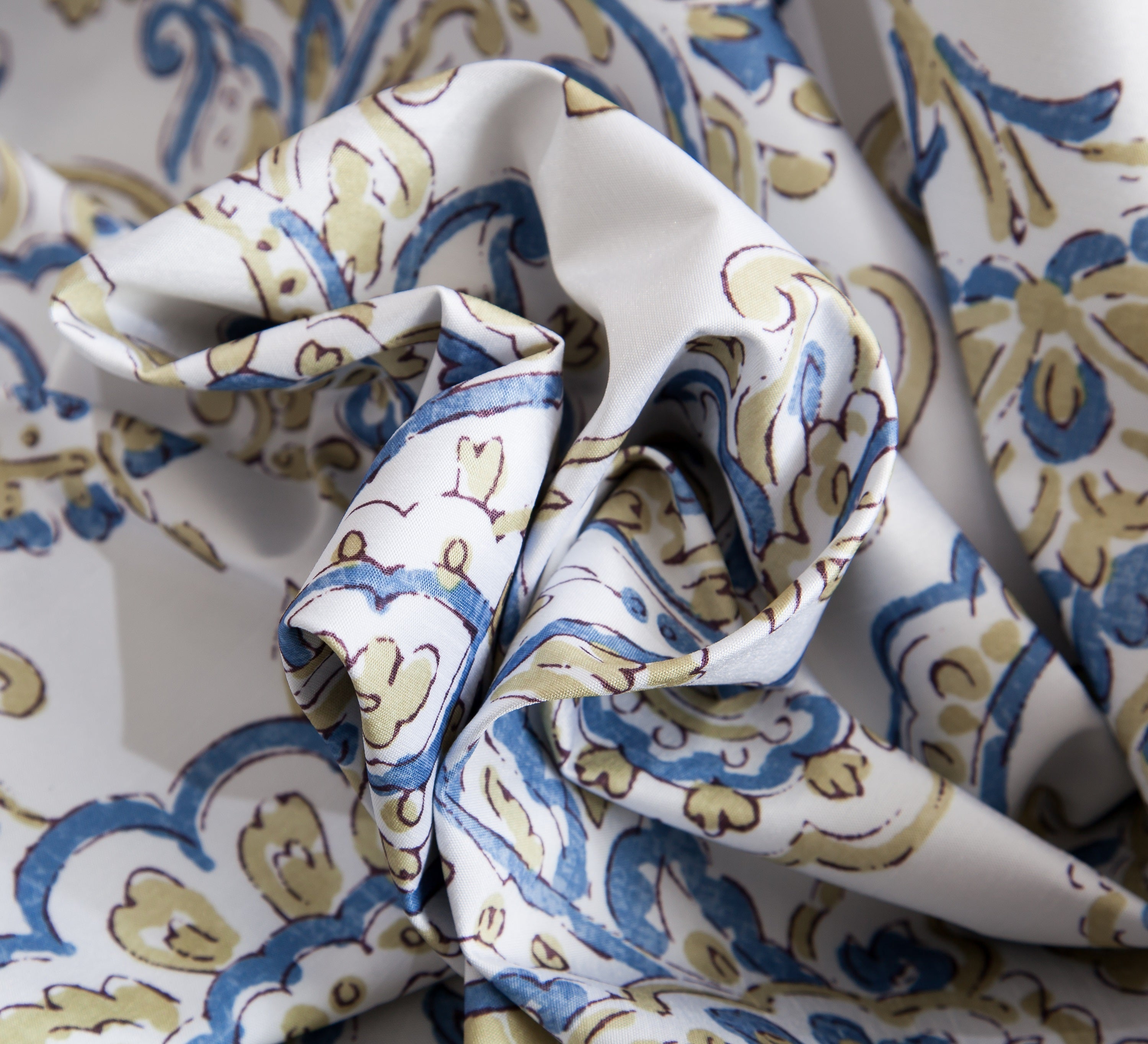 Amalfi Paisley 100% Blackout Grommet Curtain Panels