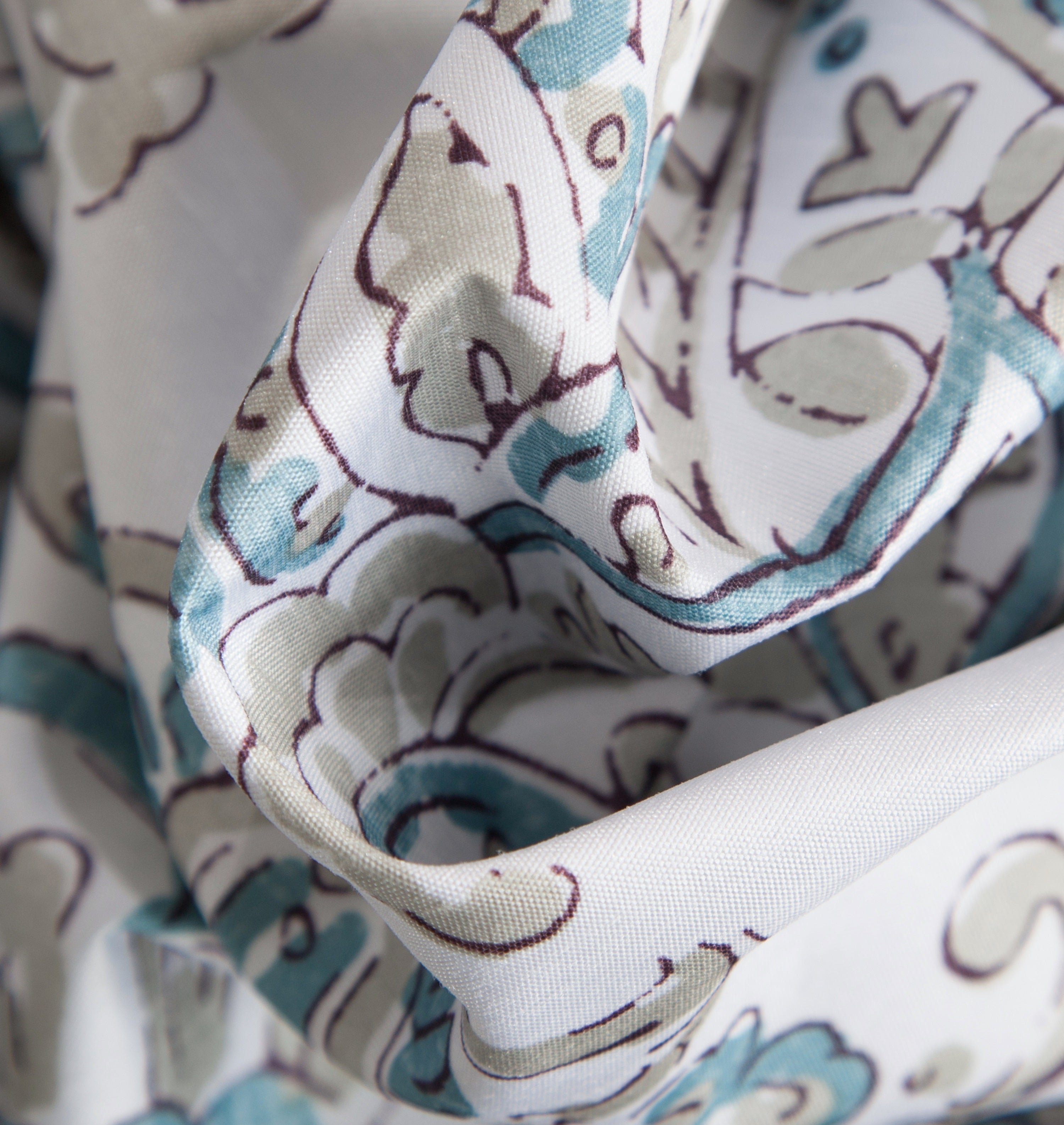 Amalfi Paisley 100% Blackout Grommet Curtain Panels