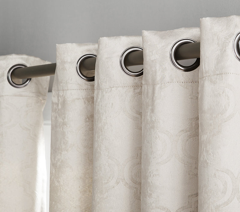 Redmont Lattice Room Darkening Grommet Curtain Panels