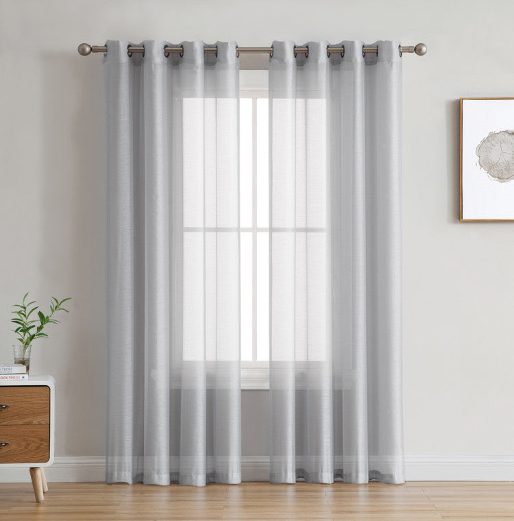 Victoria Semi-Sheer Grommet Curtain Panels