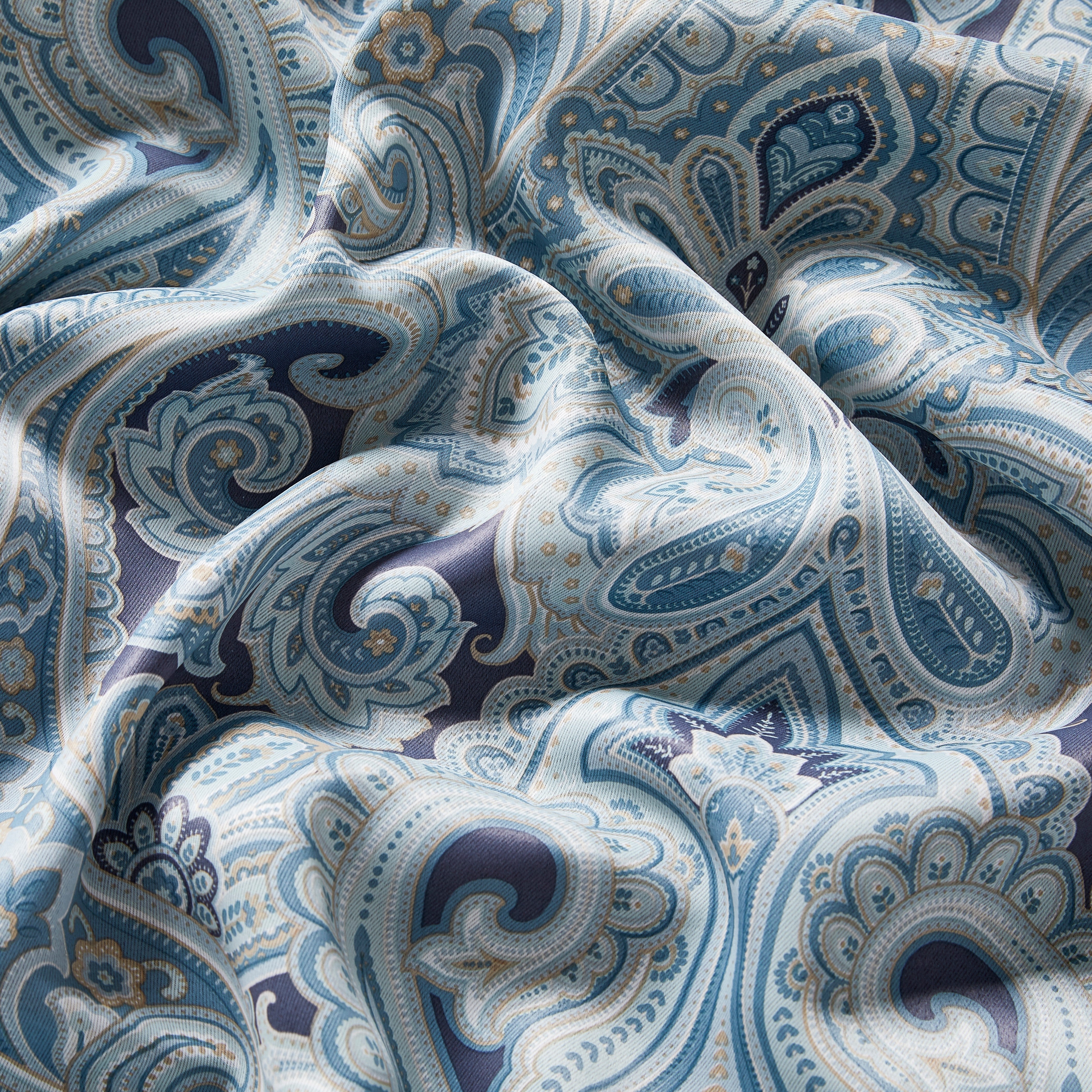 Paris Paisley Room Darkening Grommet Panels