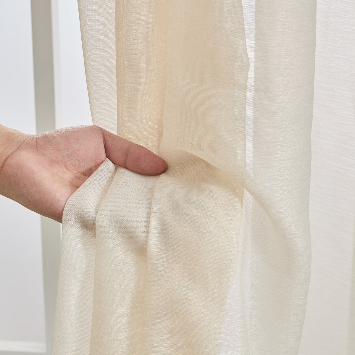 Victoria Semi-Sheer Grommet Curtain Panels
