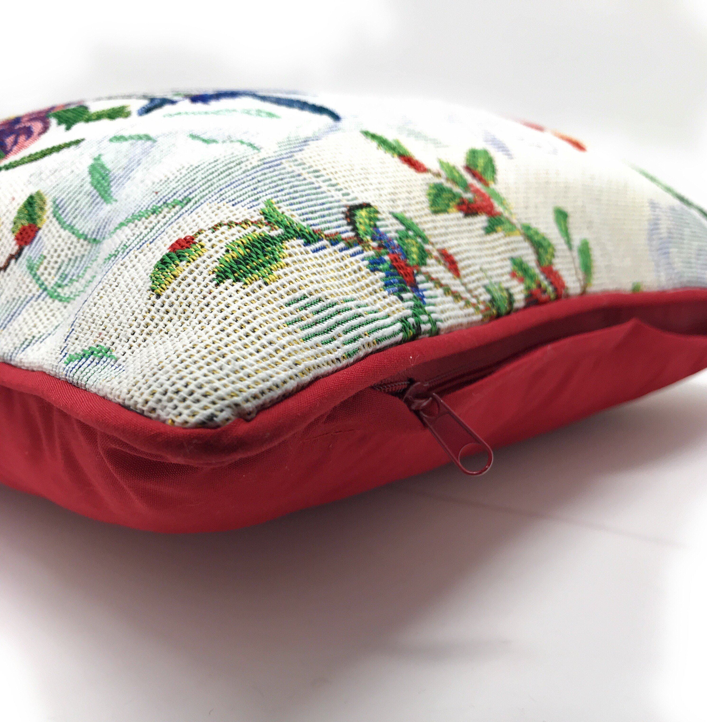 Elegant Tropical Paradise Birds Floral Tapestry Throw Pillow Covers 16" (18116)