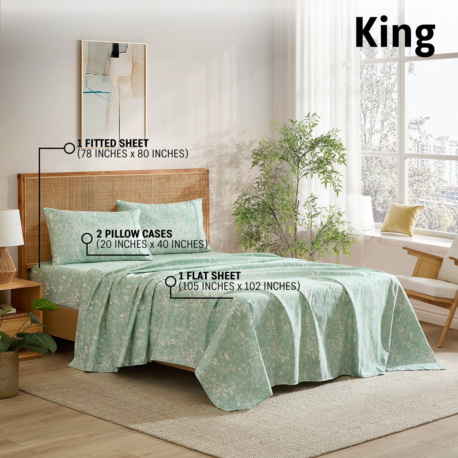 Leaves Floral Bed Sheets