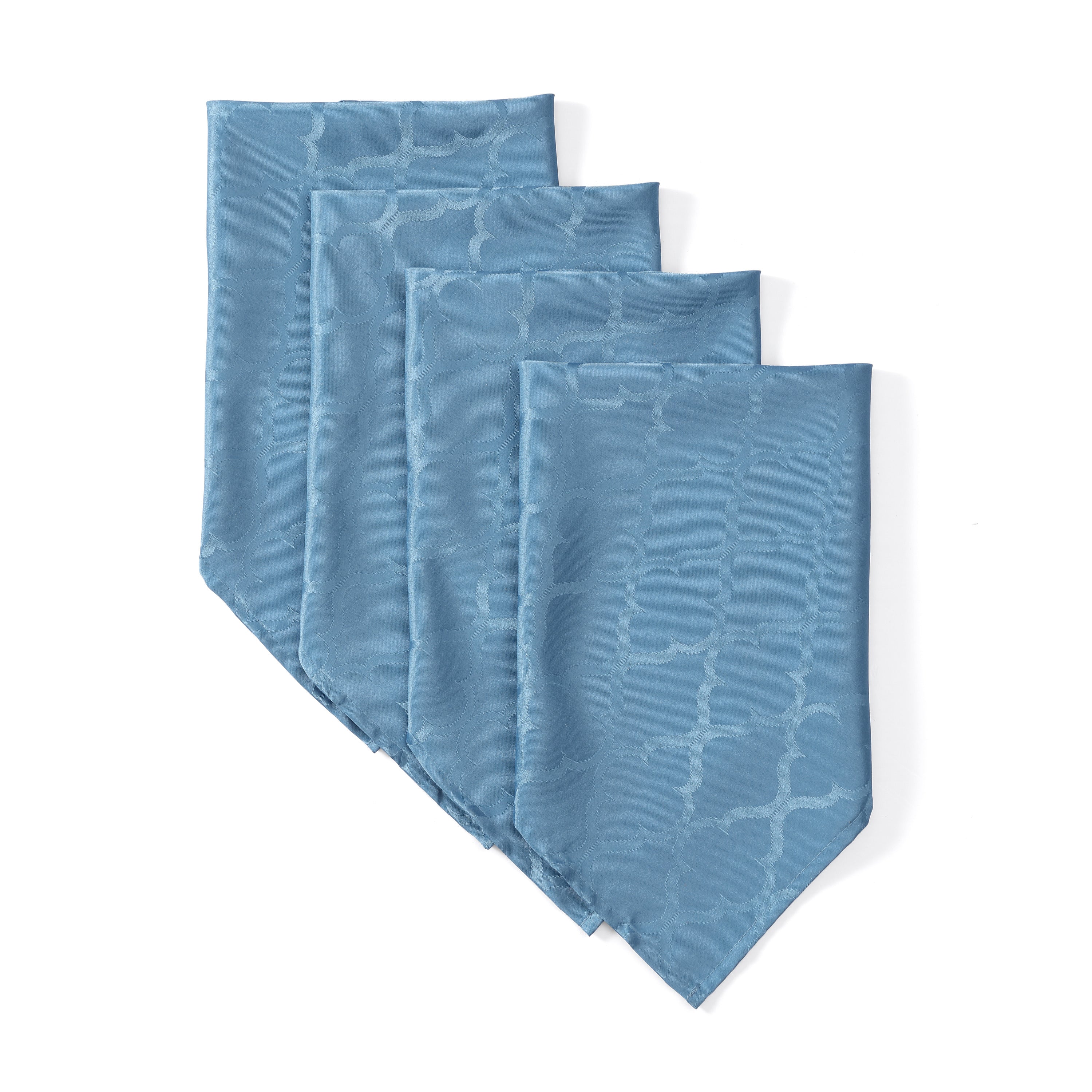 Modena Lattice Geometric Fabric Napkins - 4 Pack