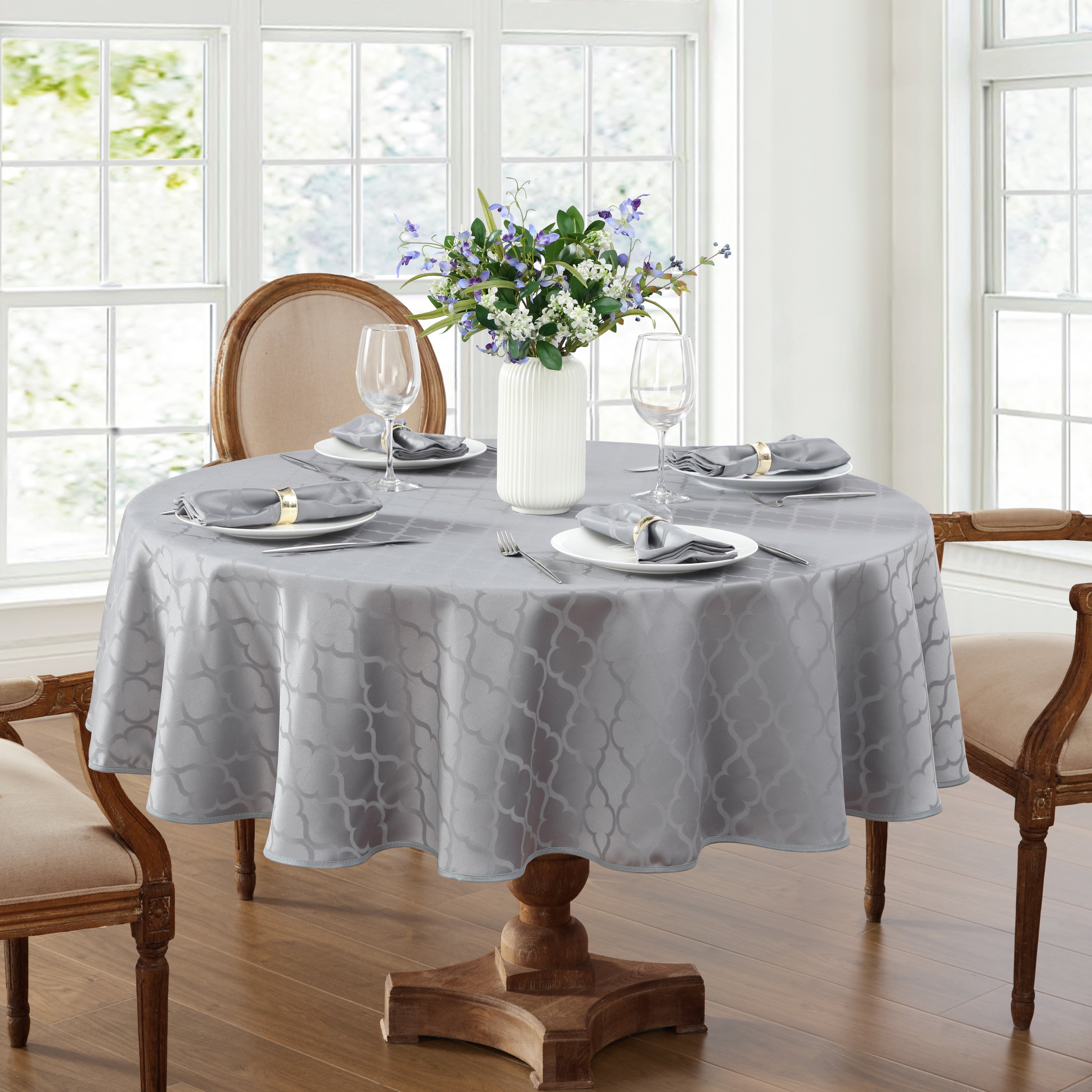 Modena Lattice Geometric Fabric Napkins - 4 Pack