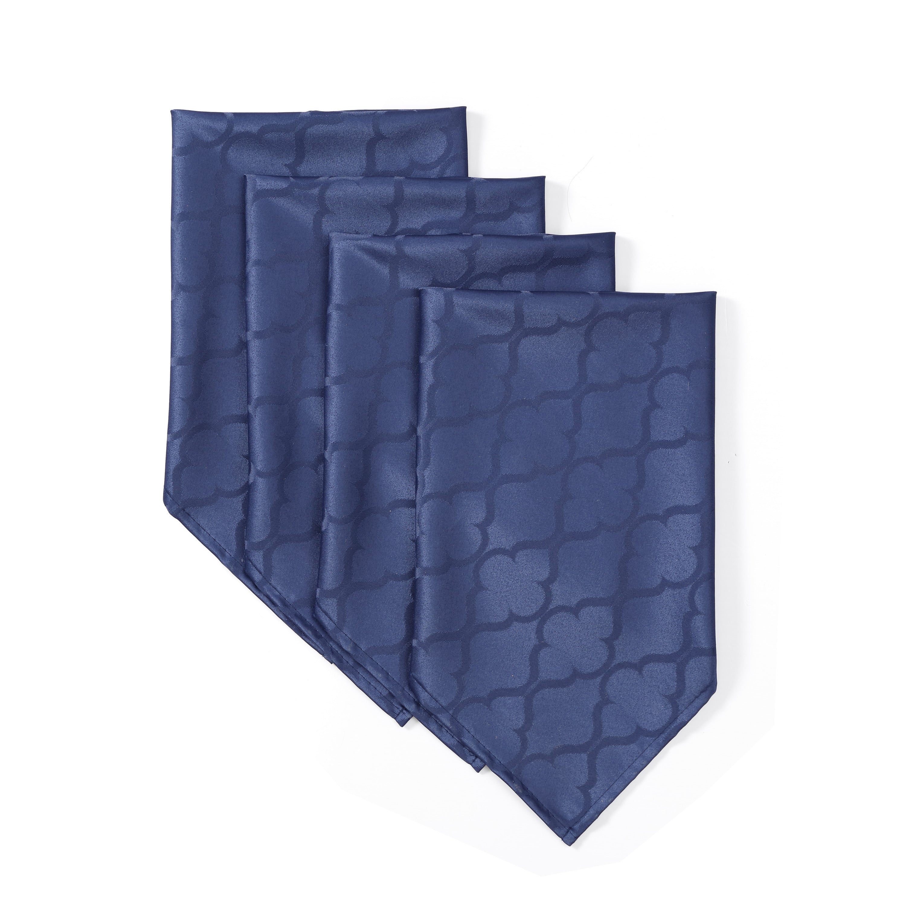 Modena Lattice Geometric Fabric Napkins - 4 Pack