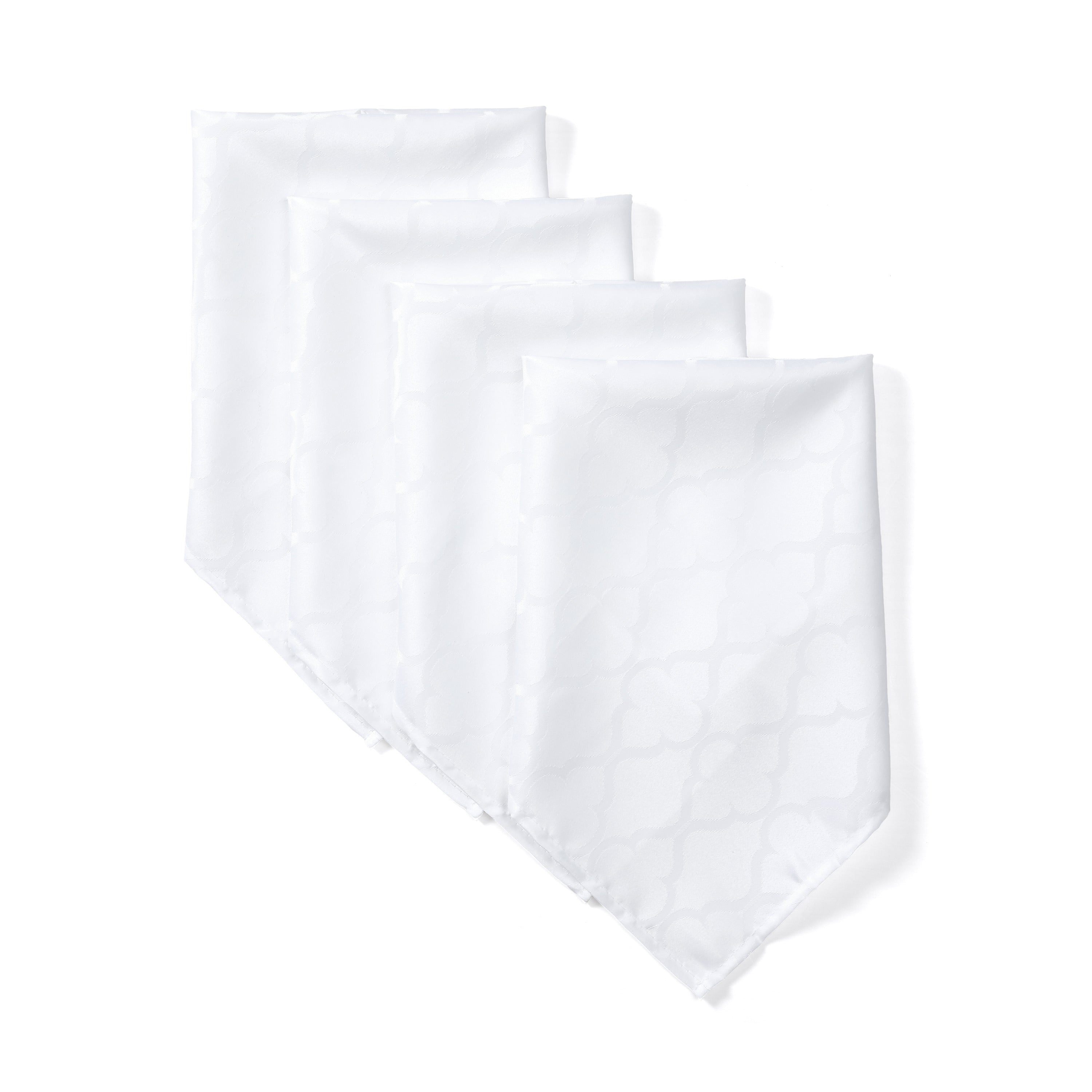 Modena Lattice Geometric Fabric Napkins - 4 Pack
