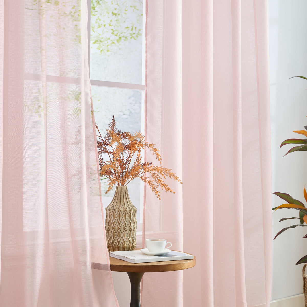 Victoria Semi-Sheer Grommet Curtain Panels