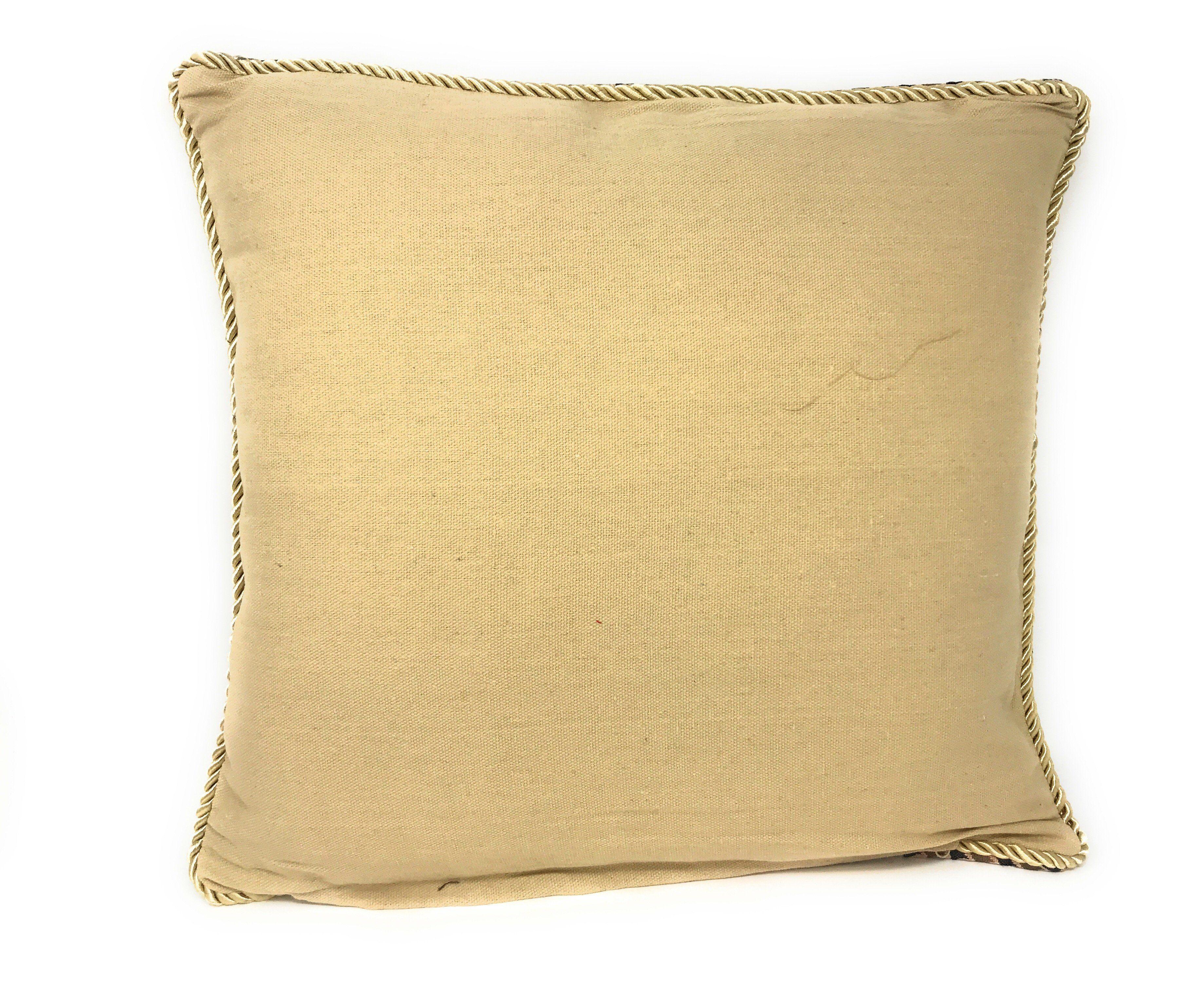 Set of 2-Pieces Postcard Milan Tapestry Throw Pillow Covers w/ Pillow Inserts, 18" x 18"