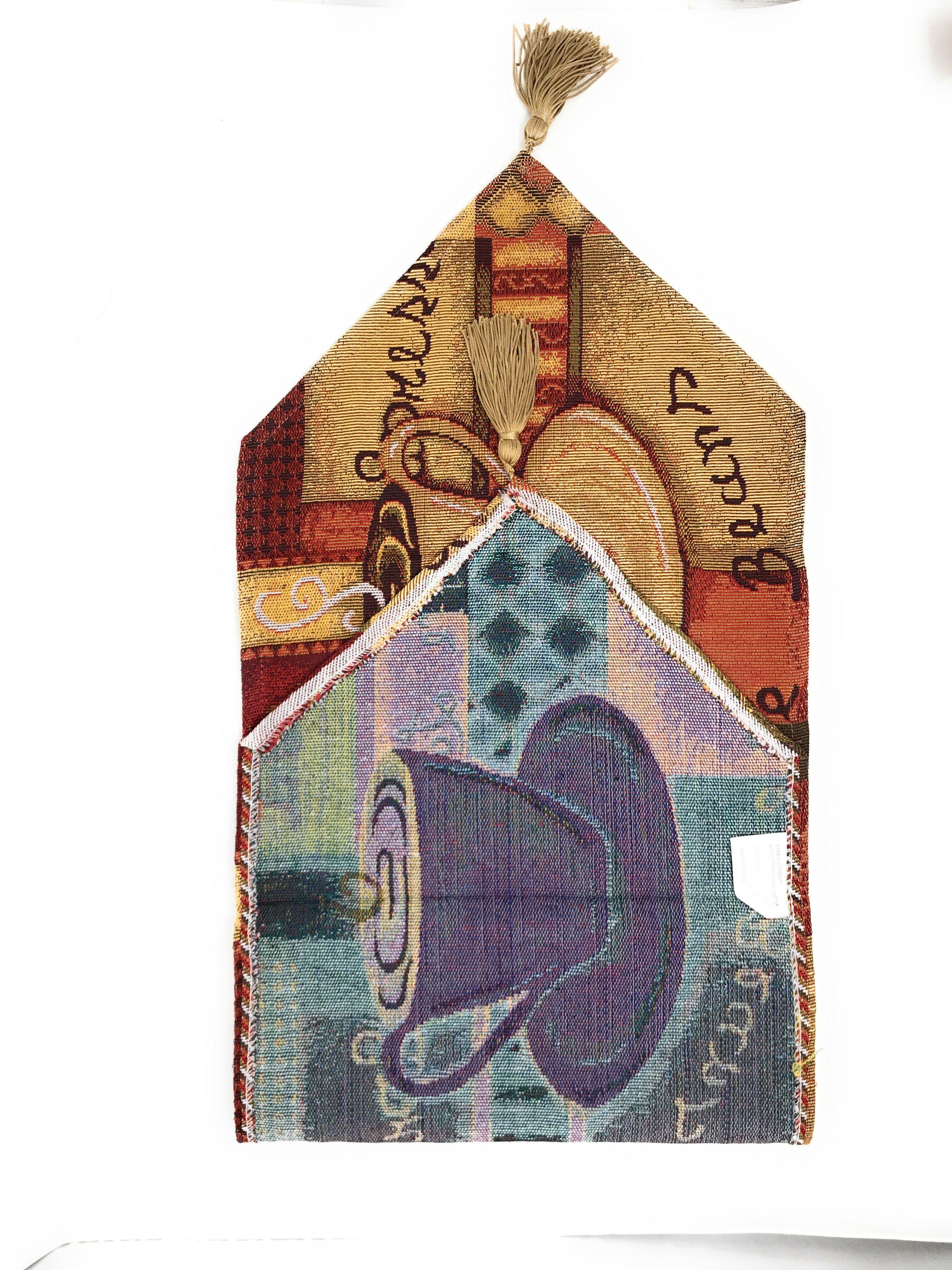 Set of 3-Pieces - Smell of Coffee Cafe Cup Orange Brown Woven Tapestry Dining Table Runners (9912)