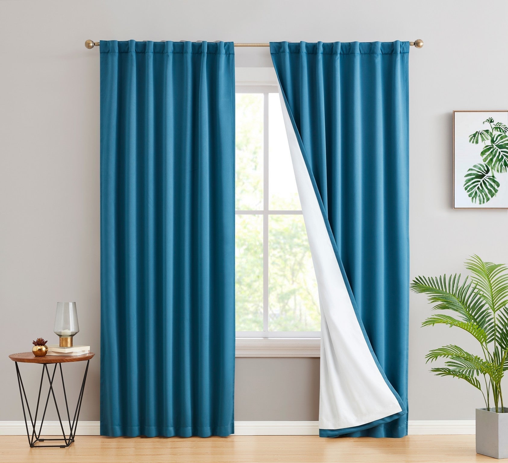 Lowes - 100% Blackout Curtains Dakota Hamilton with Insulight Membrane