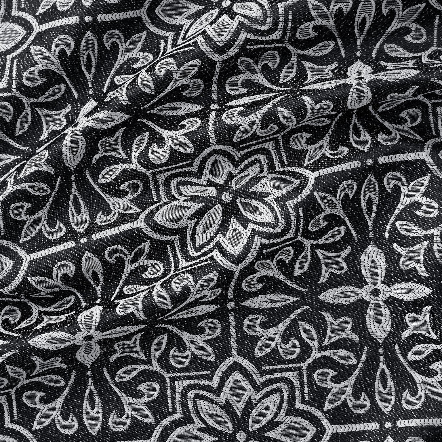 Mia Moroccan Tile 100% Blackout Grommet Curtain Panels