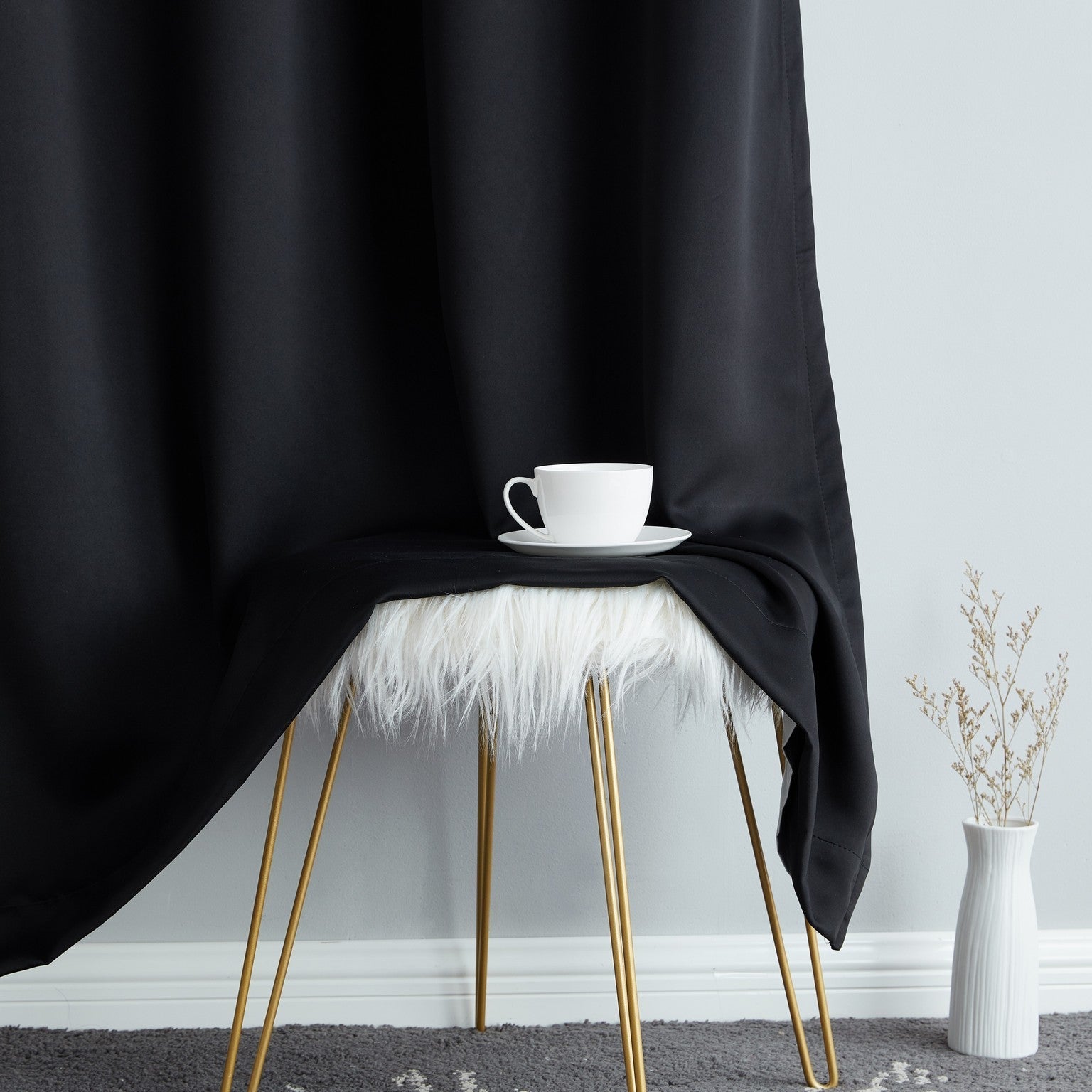 Lowes - 100% Blackout Curtains Dakota Hamilton with Insulight Membrane