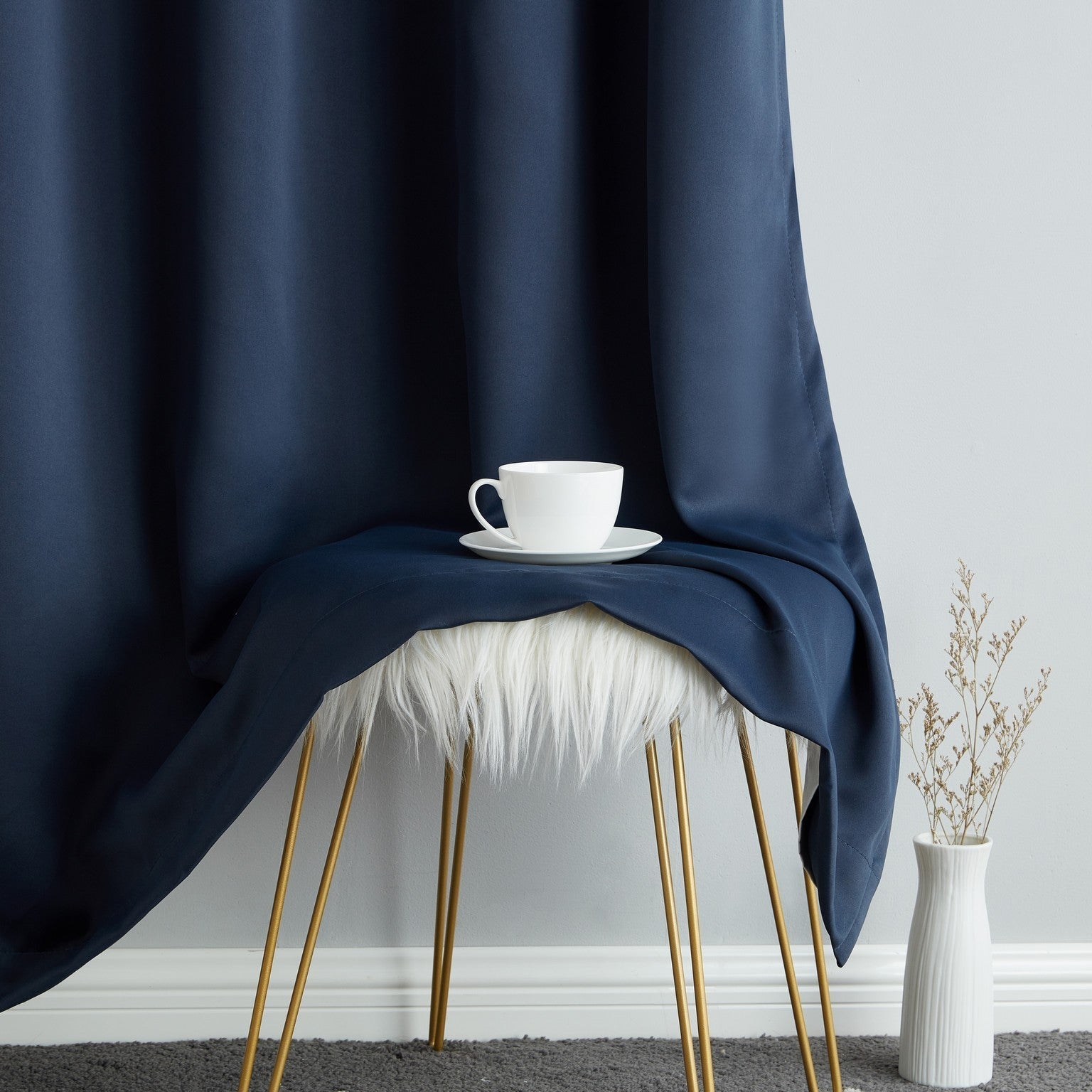 Lowes - 100% Blackout Curtains Dakota Hamilton with Insulight Membrane